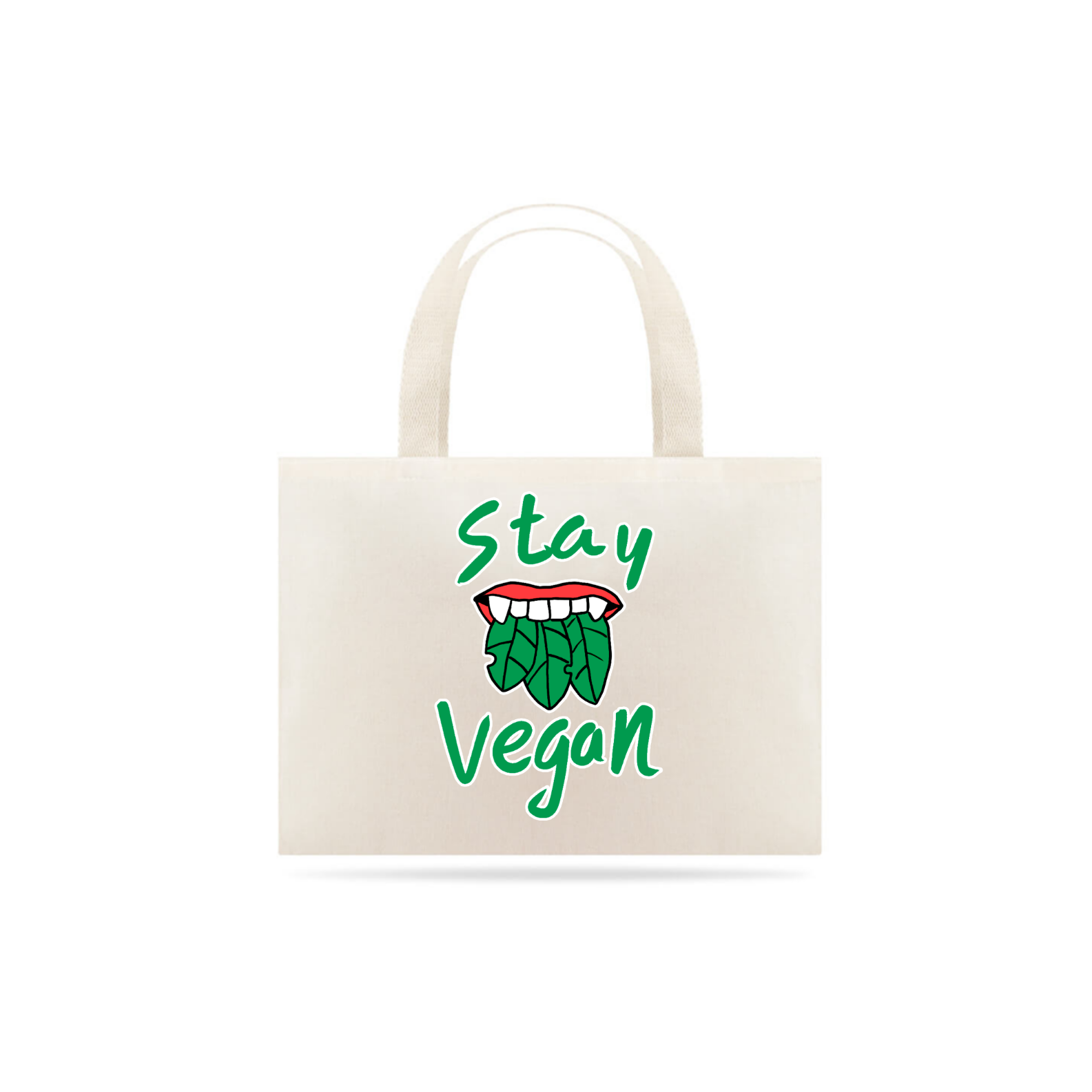 Nome do produto  Bolsa para o adulto: Stay vegan