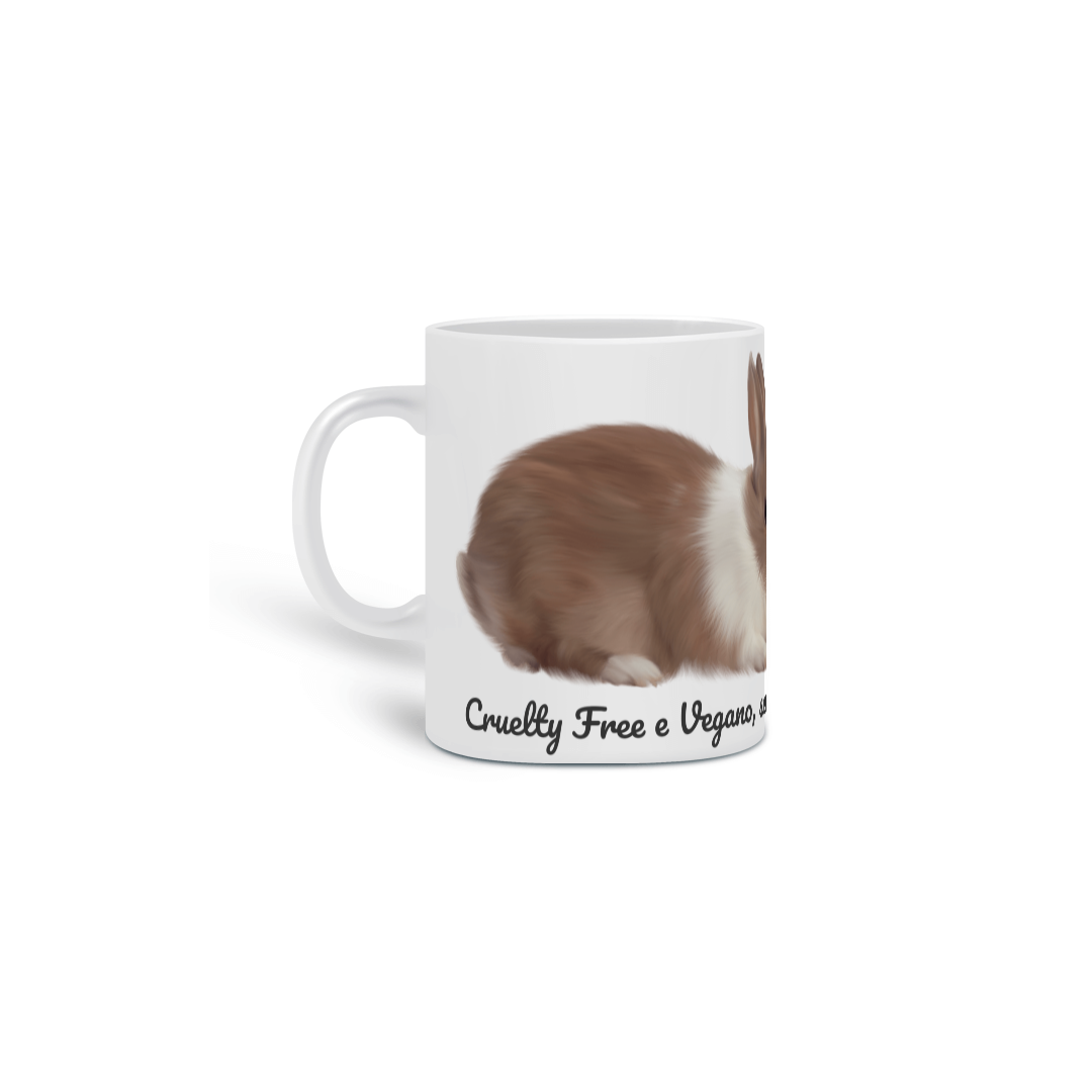 Caneca Cruelty Free e Vegano, sempre.