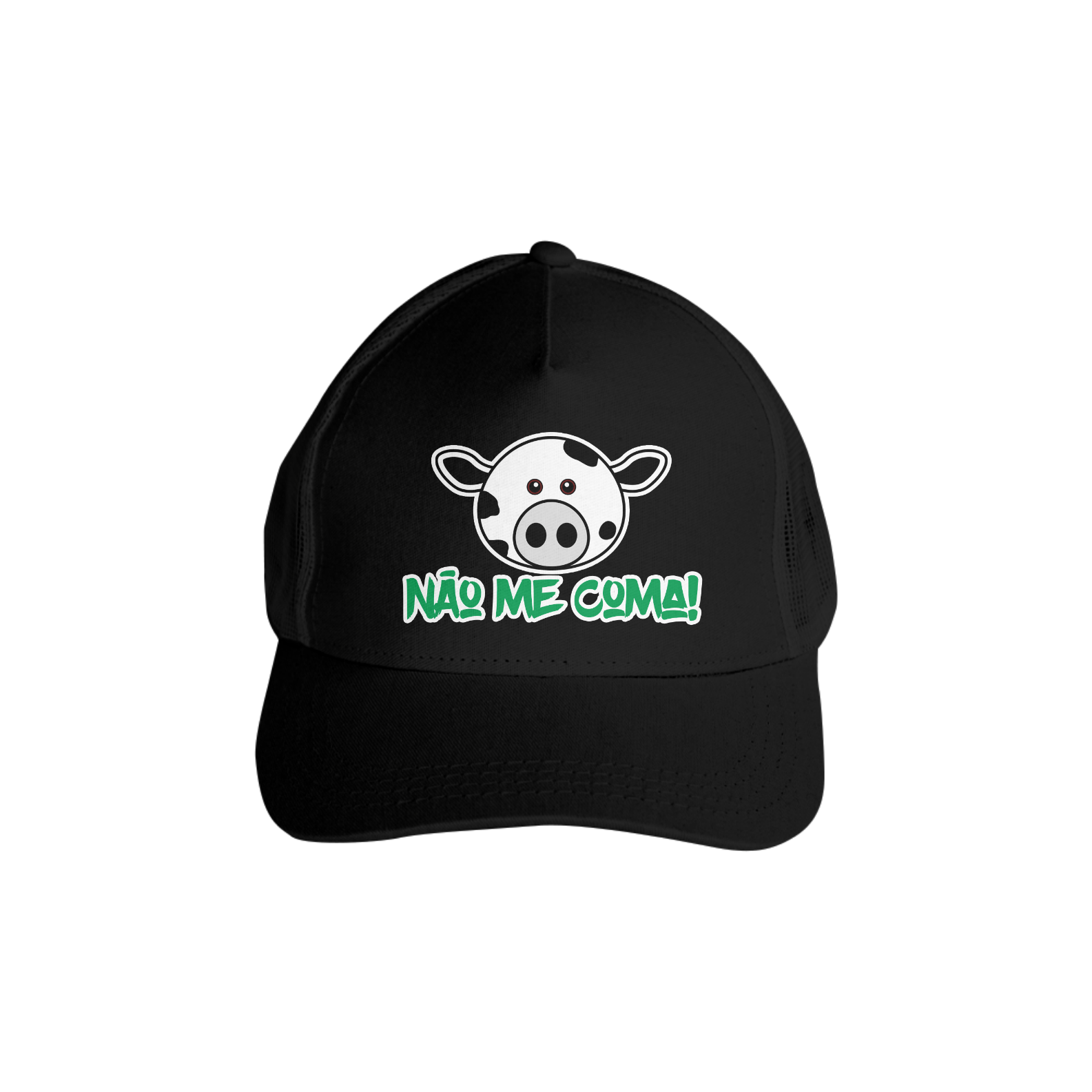 Nome do produto  Boné Não me coma - vaquinha.