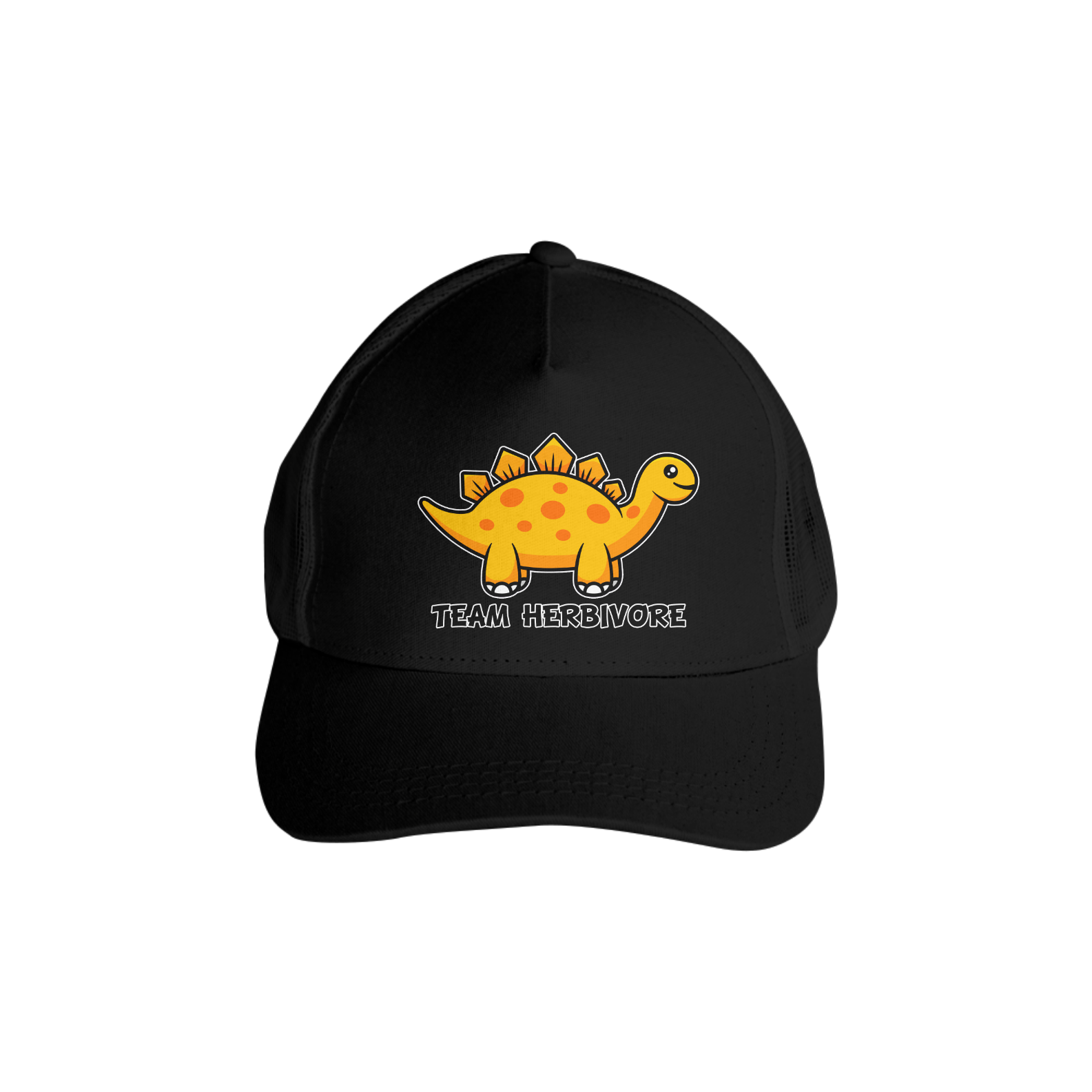 Nome do produto  Boné Team Herbivore. Tamanho único (adultos e crianças)