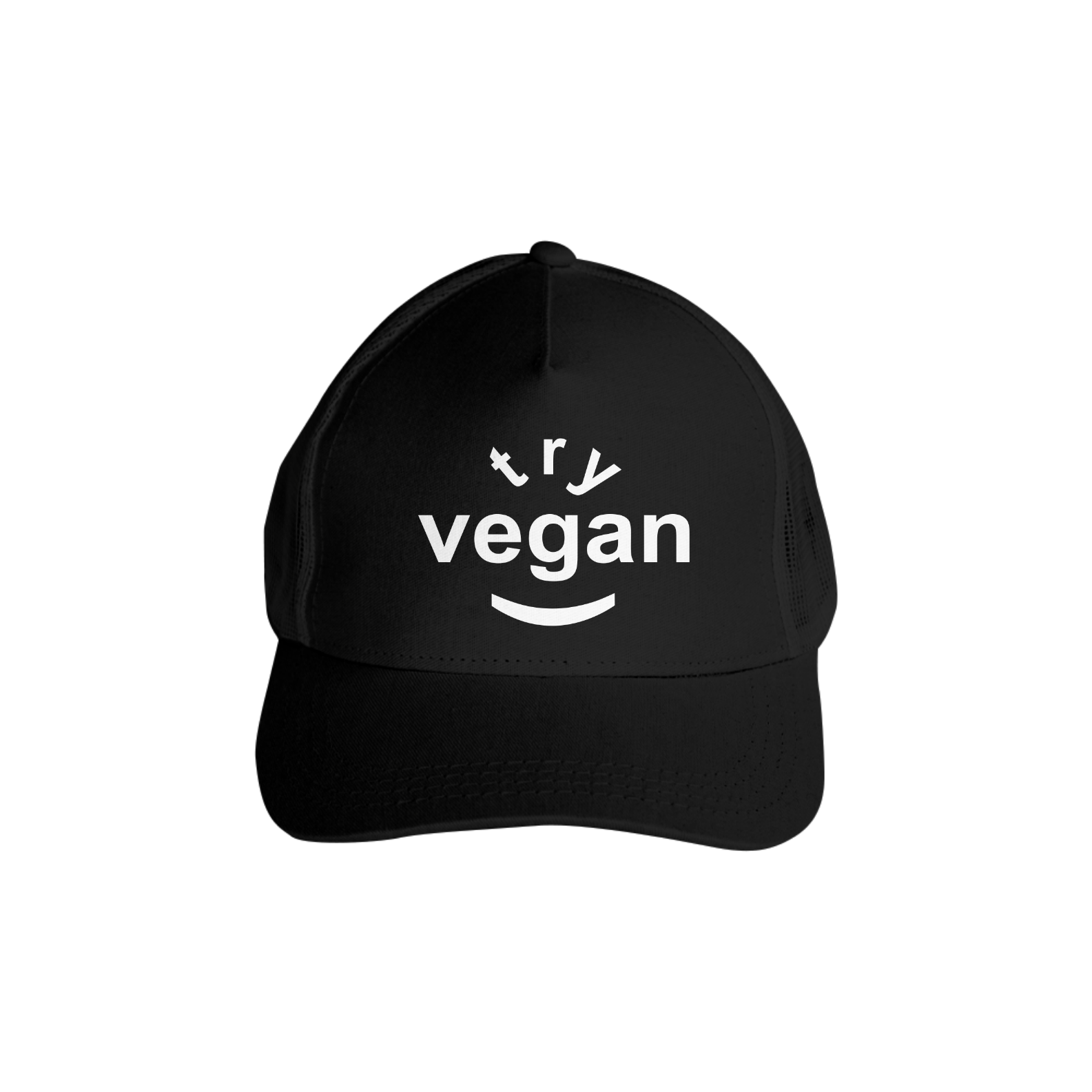 Nome do produto  Boné Try Vegan. Tamanho único (adulto e criança)
