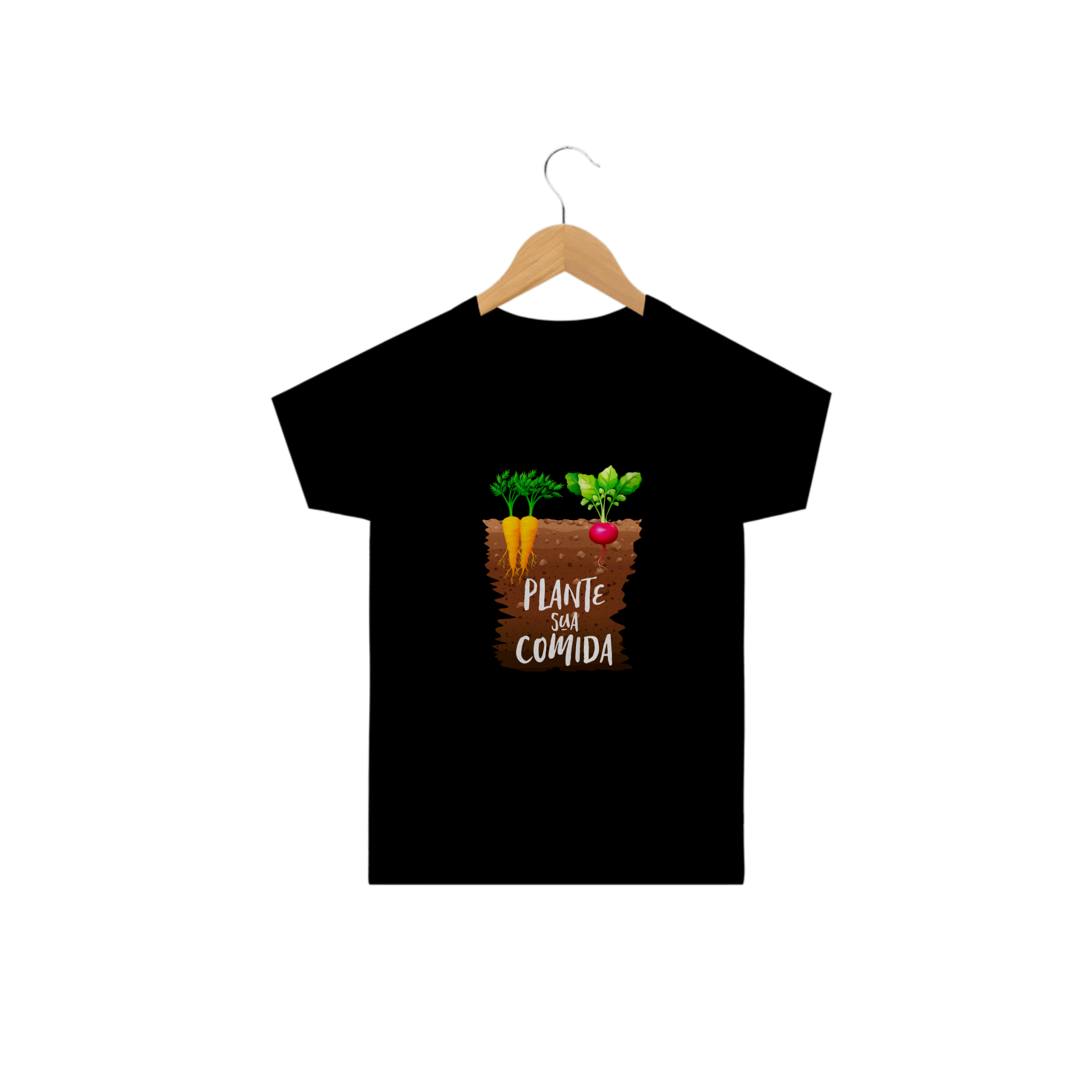 Nome do produto  Camiseta Plante sua comida. Tam: 2 a 14