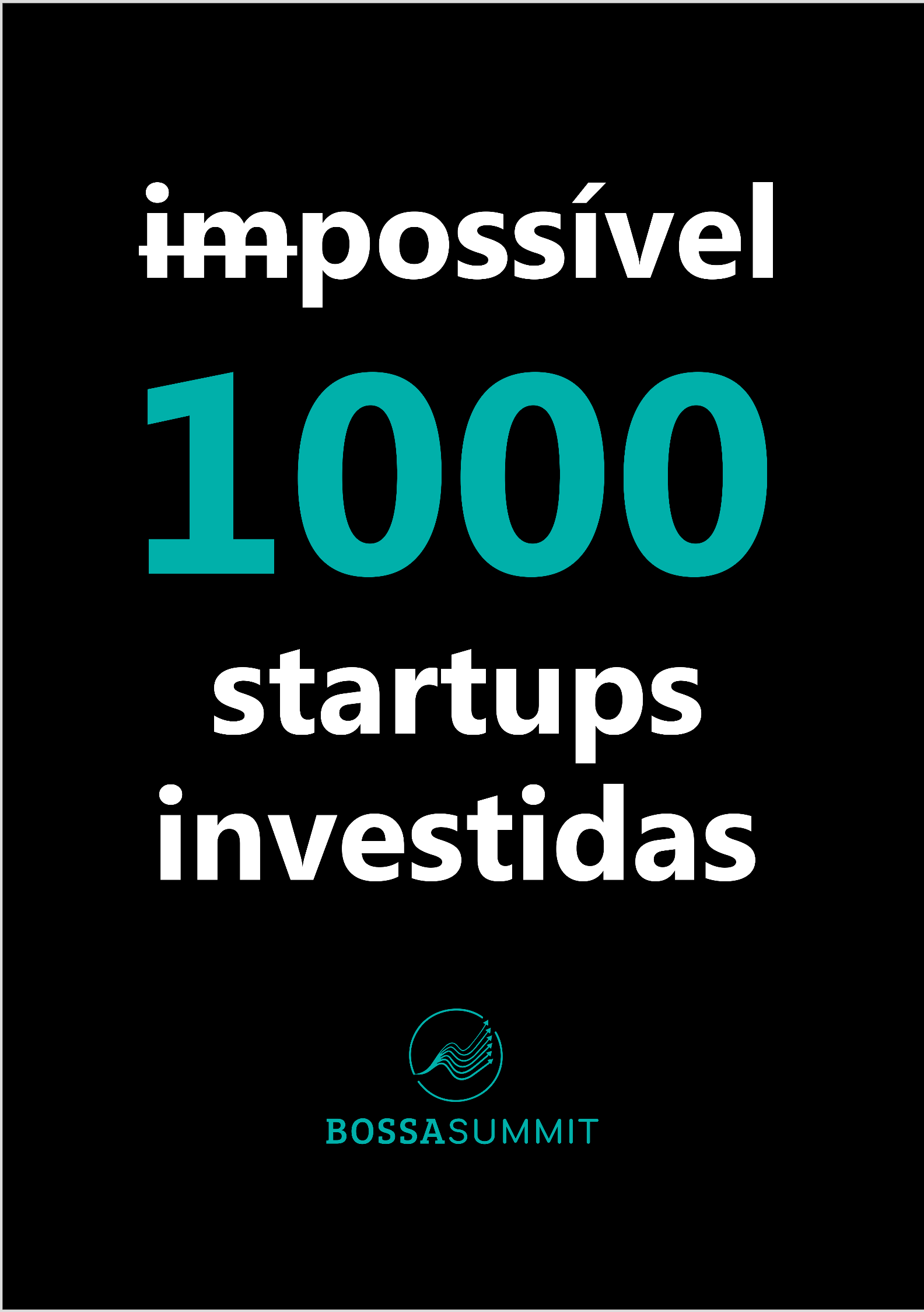Poster A3 - 1000 Startups Investidas