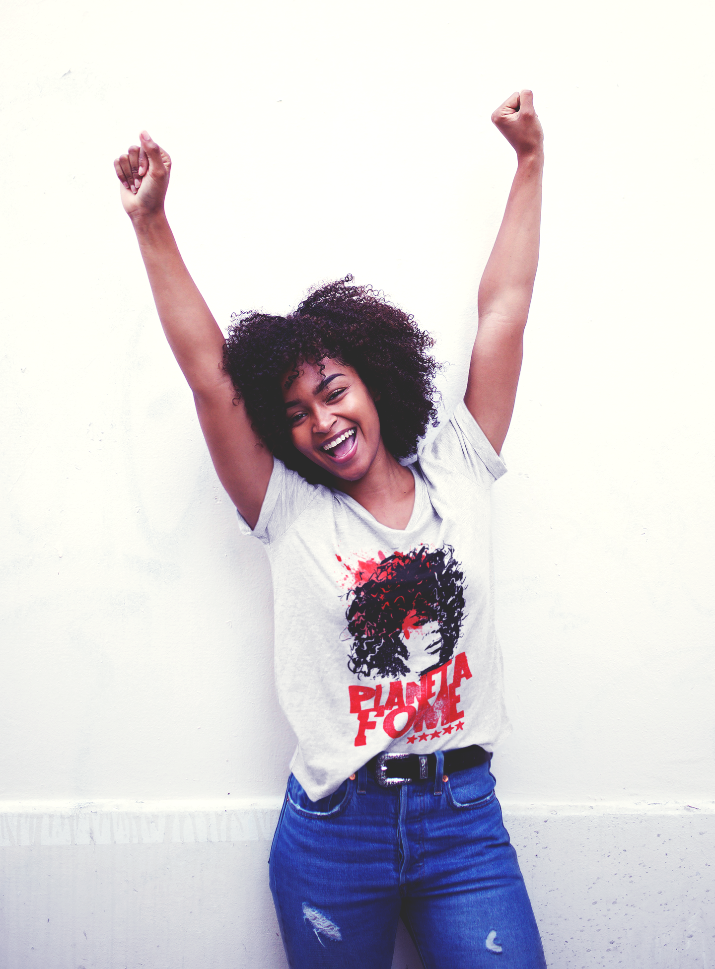 Camiseta Elza Soares Planeta Fome