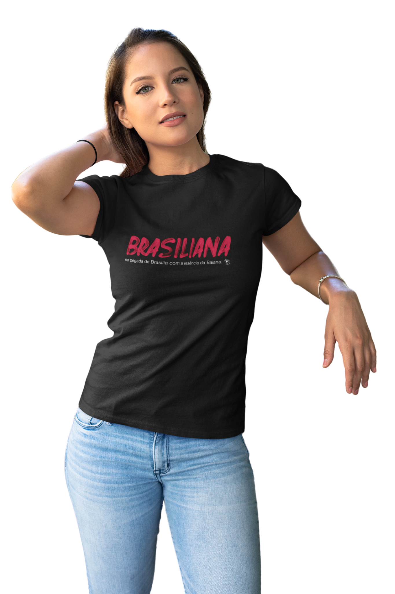 Brasiliana Quality rosa - letras brancas