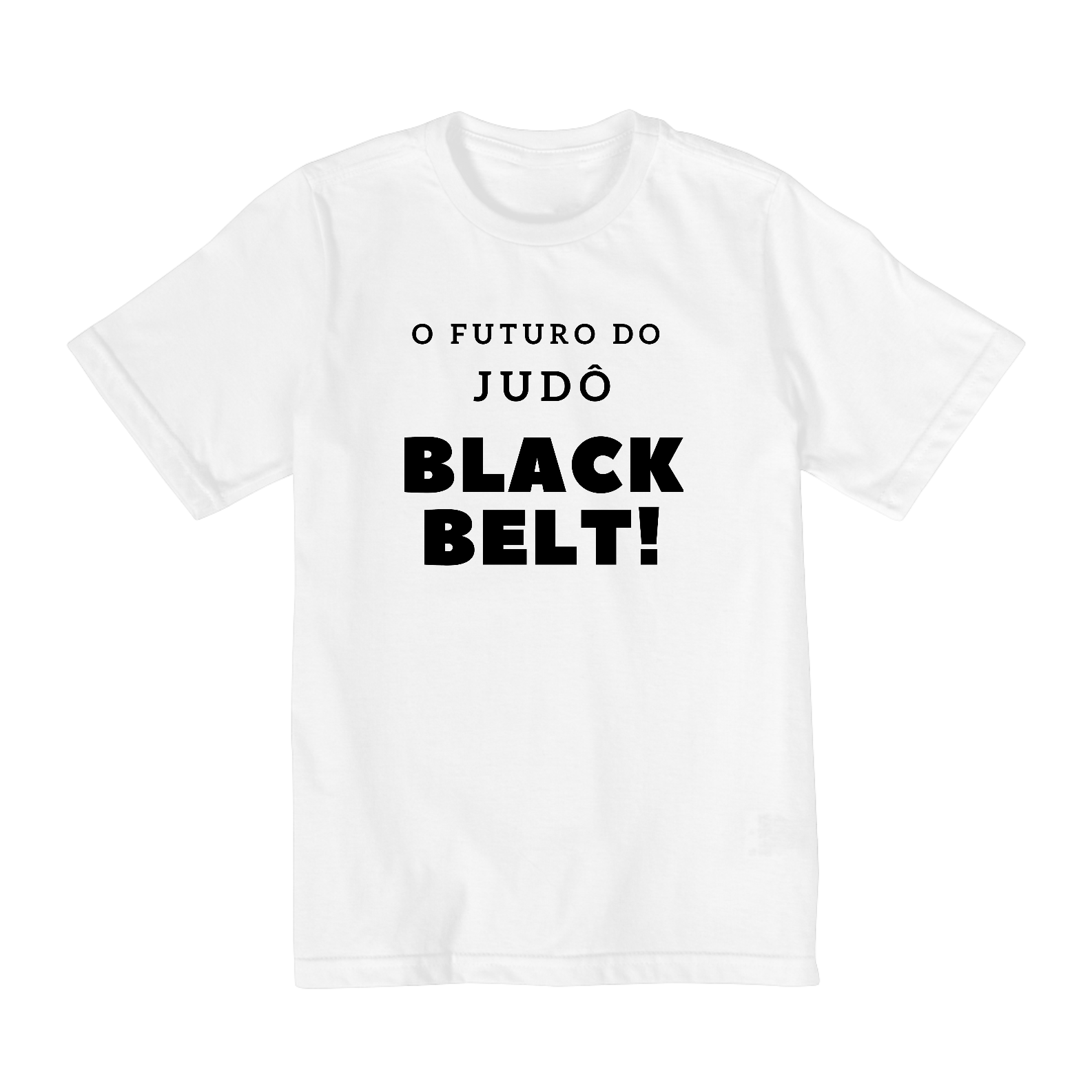 CAMISETA QUALITY INFANTIL DE 10 A 14 ANOS LETRAS PRETAS