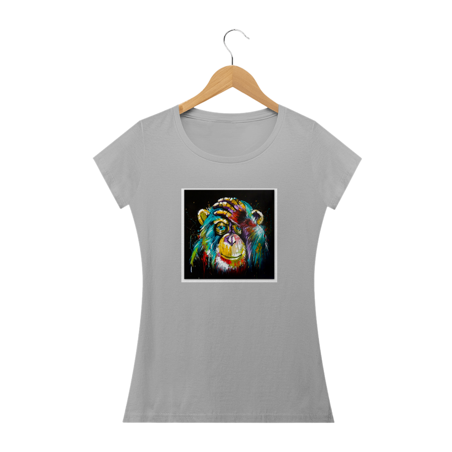 Camiseta Feminina Macaco
