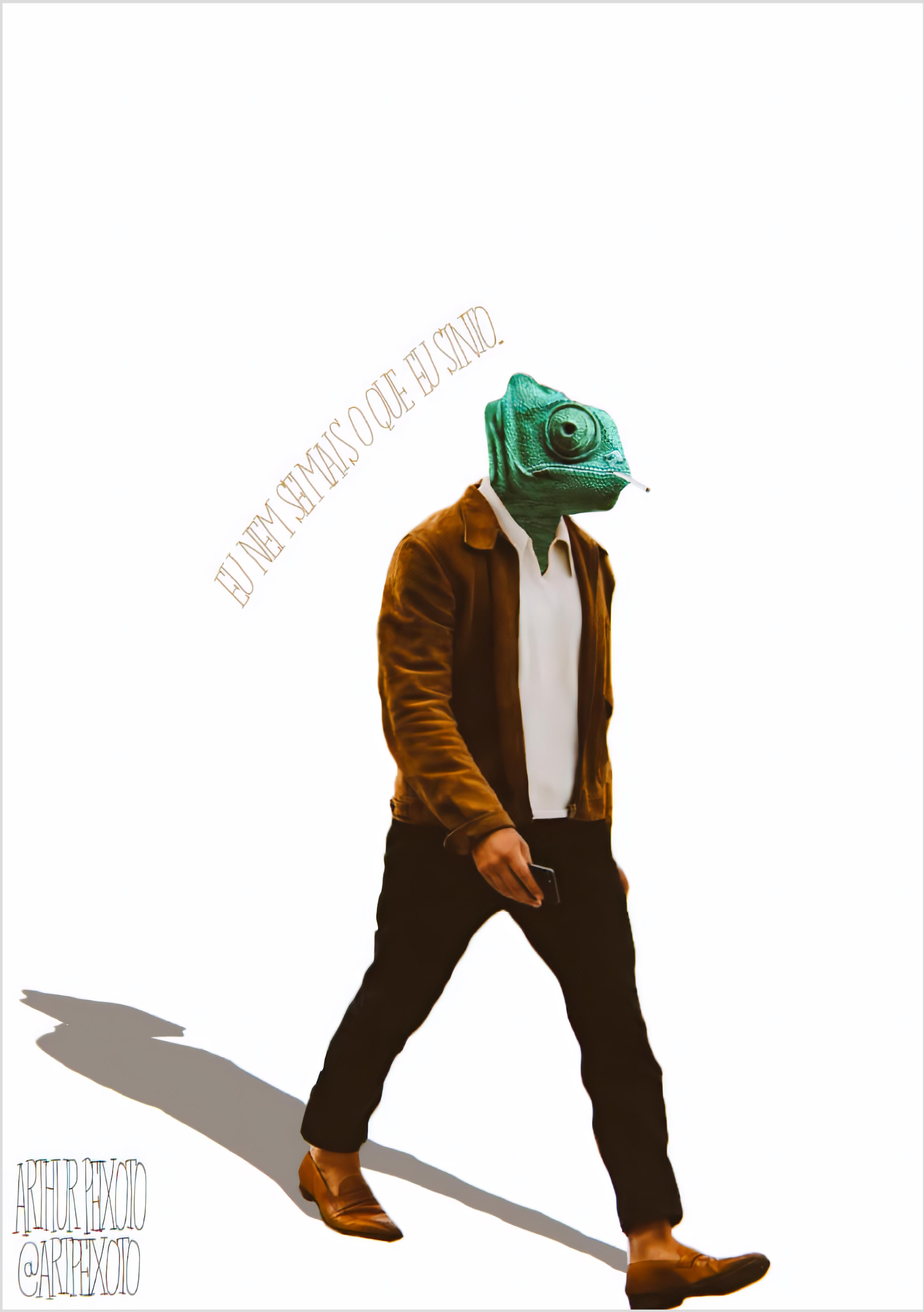 Pôster Calango em dúvida