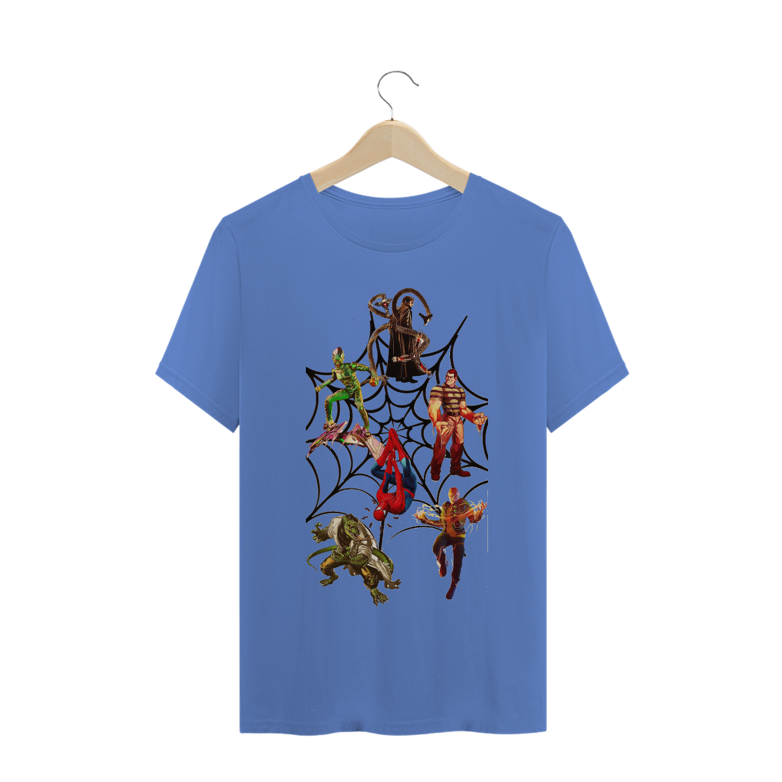 Nome do produto  Camiseta - Homem Aranha - Vilões