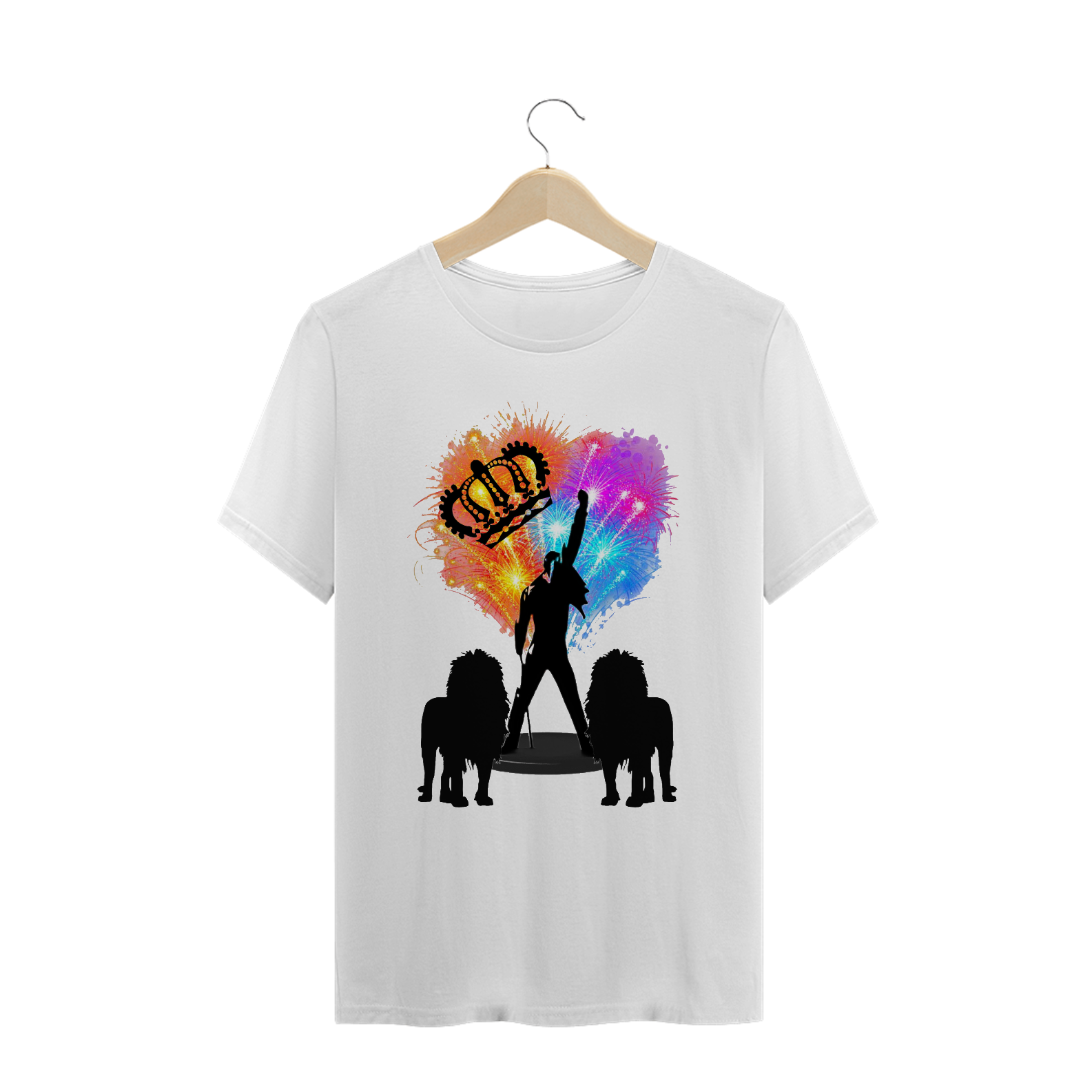Nome do produto  Camiseta - Queen - Freddie Mercury