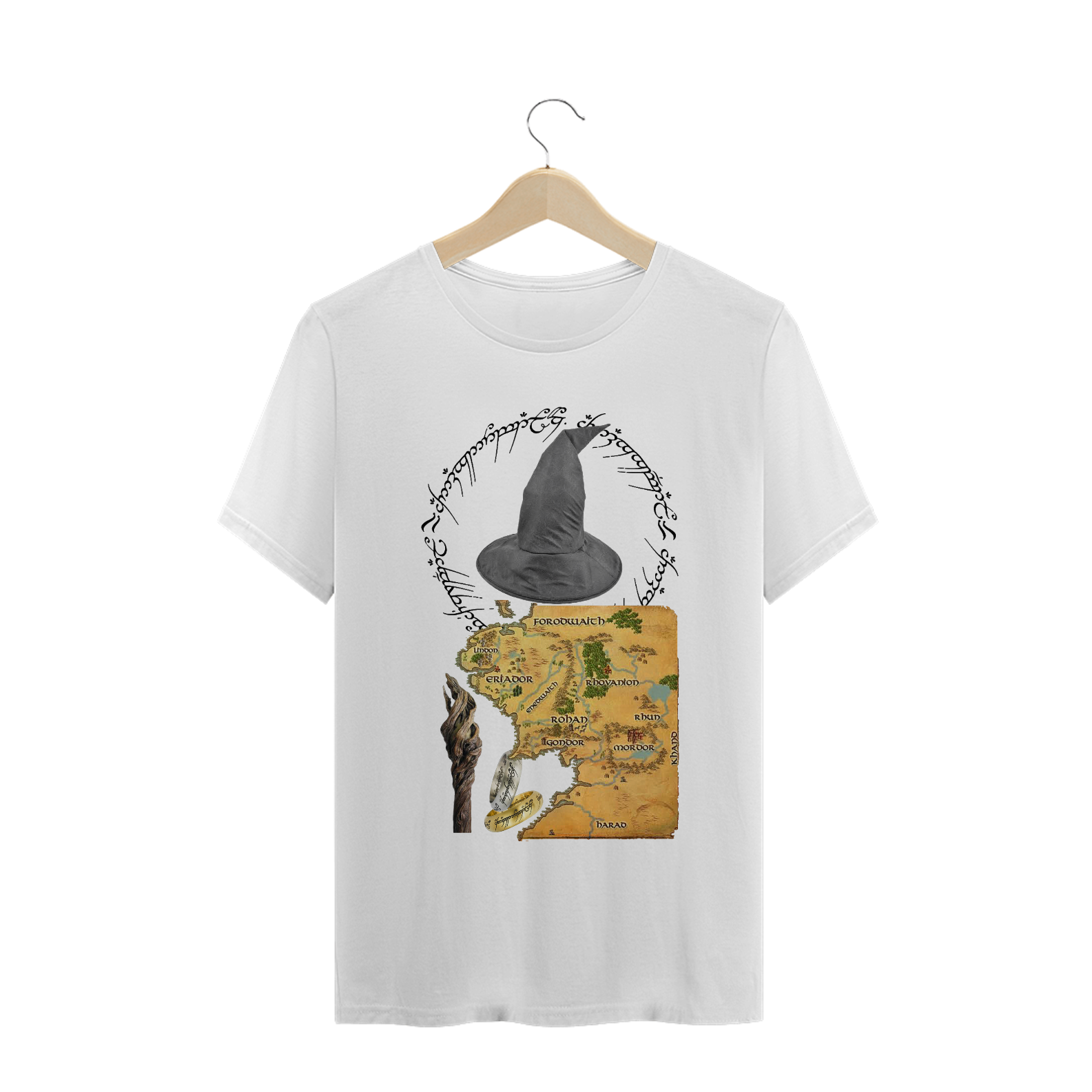 Nome do produto  Camiseta - Senhor dos Anéis