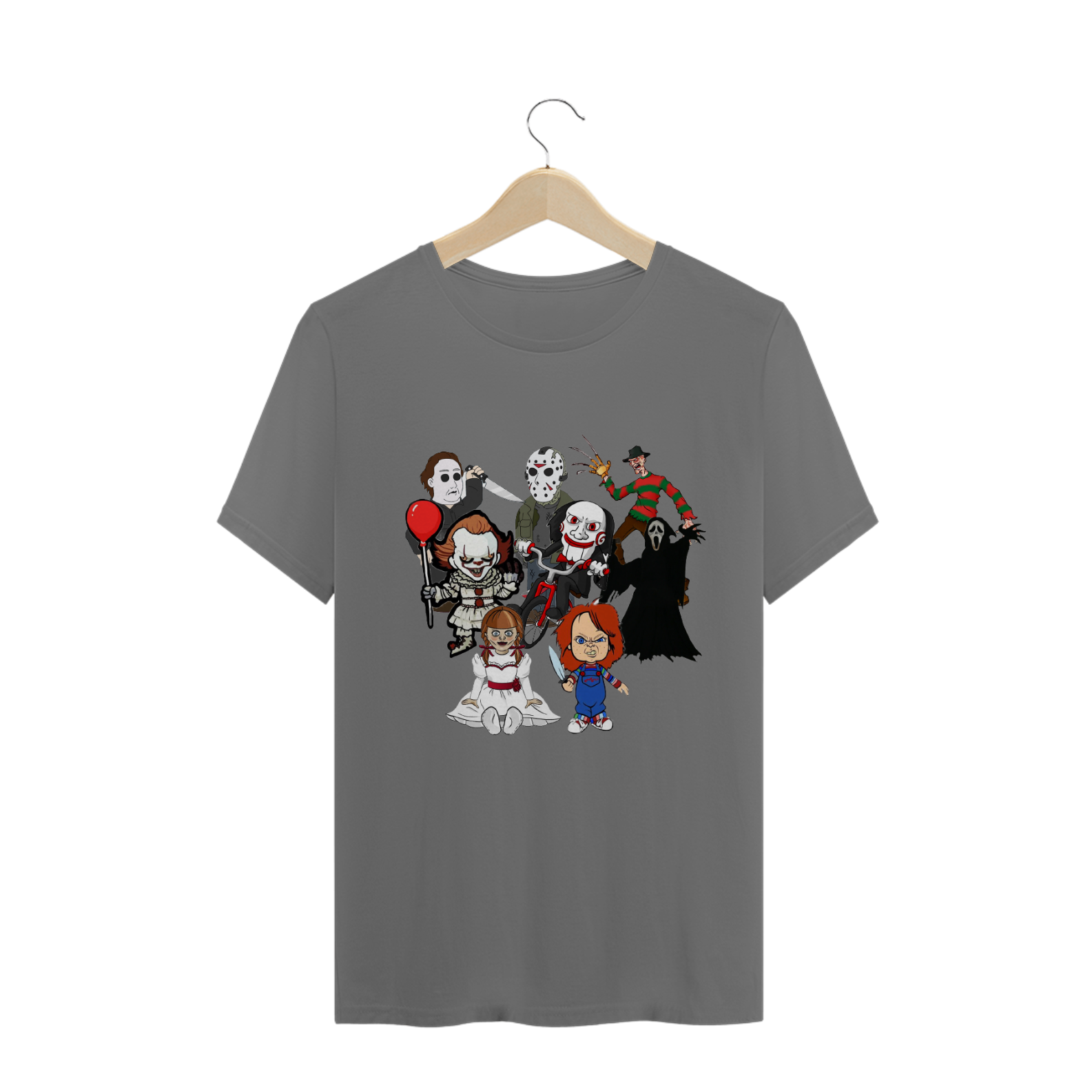 Nome do produto  Camiseta - Personagens Terror