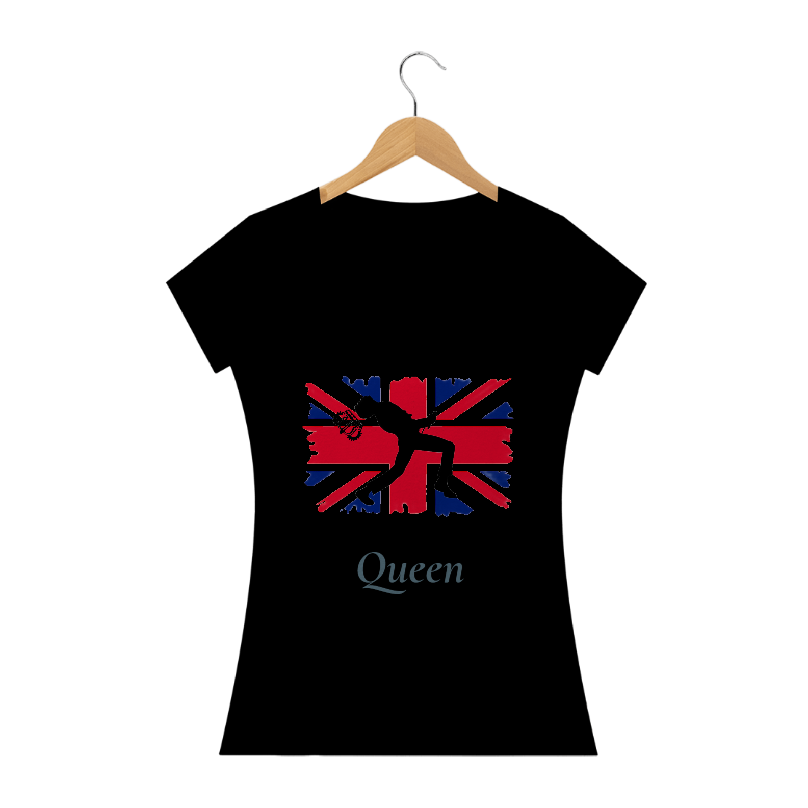 Nome do produto  Camiseta - Queen - Fredie Mercury