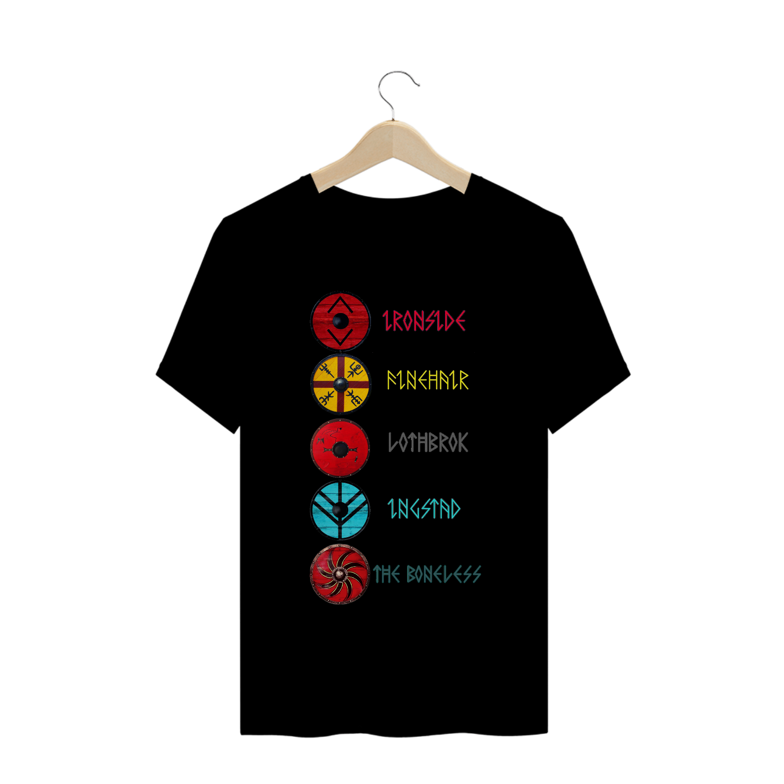 Nome do produto  Camiseta - Escudos Vikings