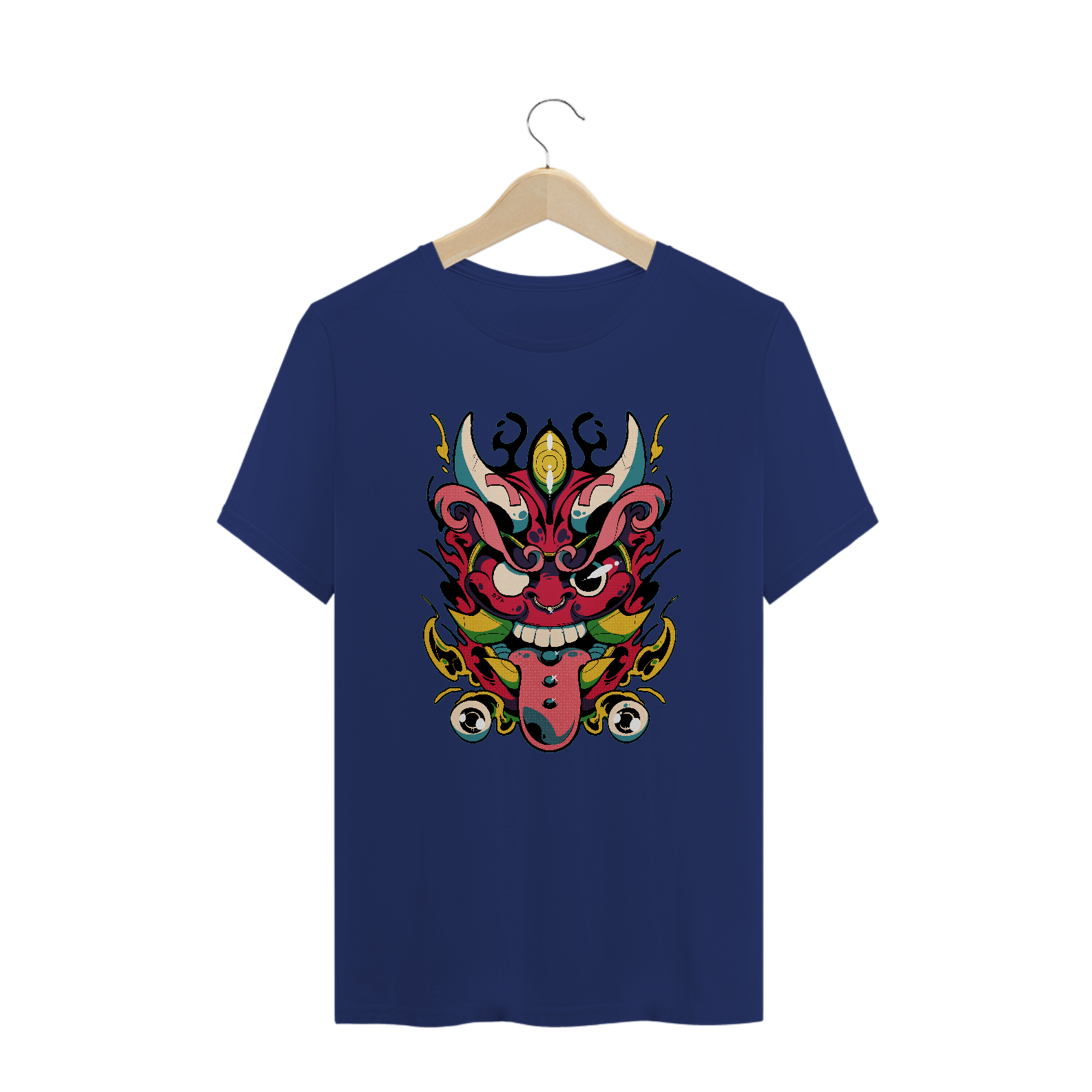 Camiseta Plus Size Daruma Mask