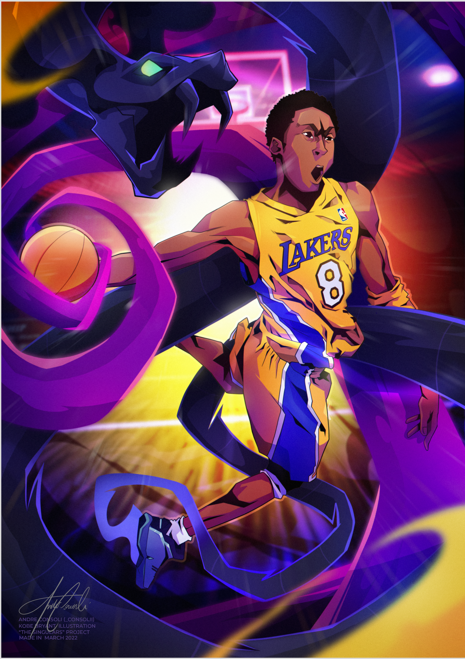 Nome do produto  Poster Kobe Tamanho A3