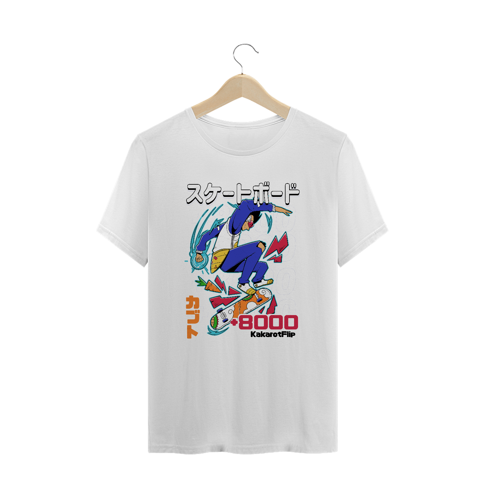 Camiseta Plus Size Vegeta SK8