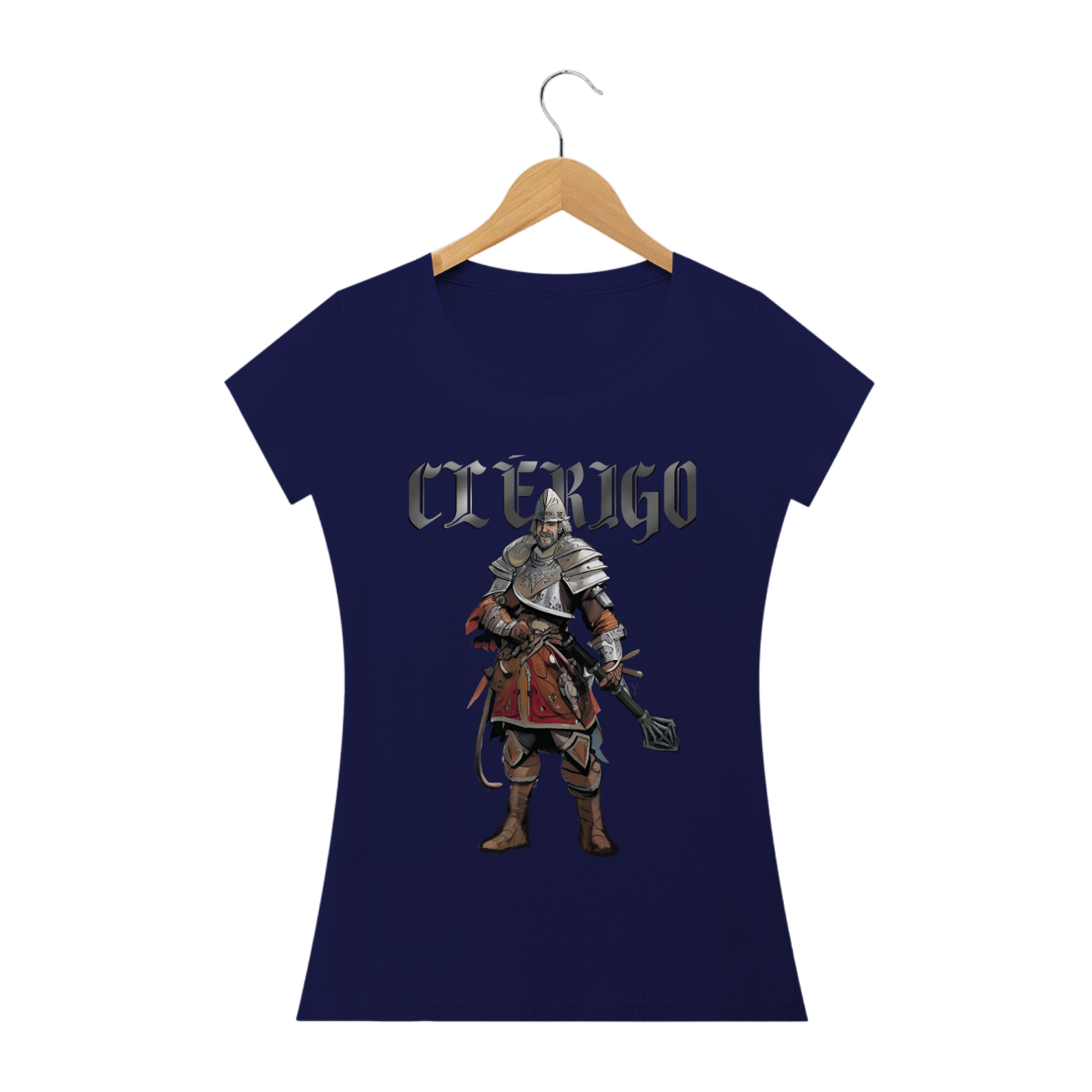 Camiseta Feminina - Coleção Classes de Heróis: Clérigo