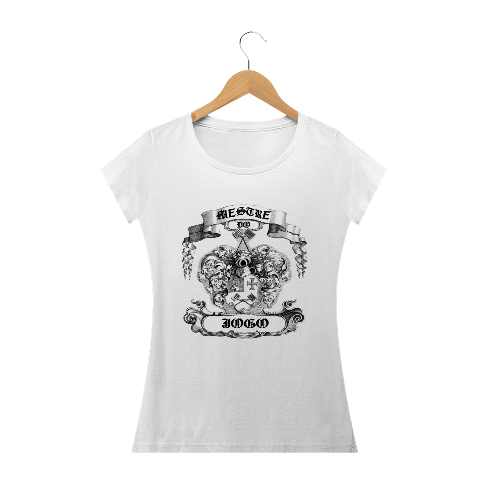 Camiseta Feminina - Coleção Acerto Crítico: Mestre do Jogo