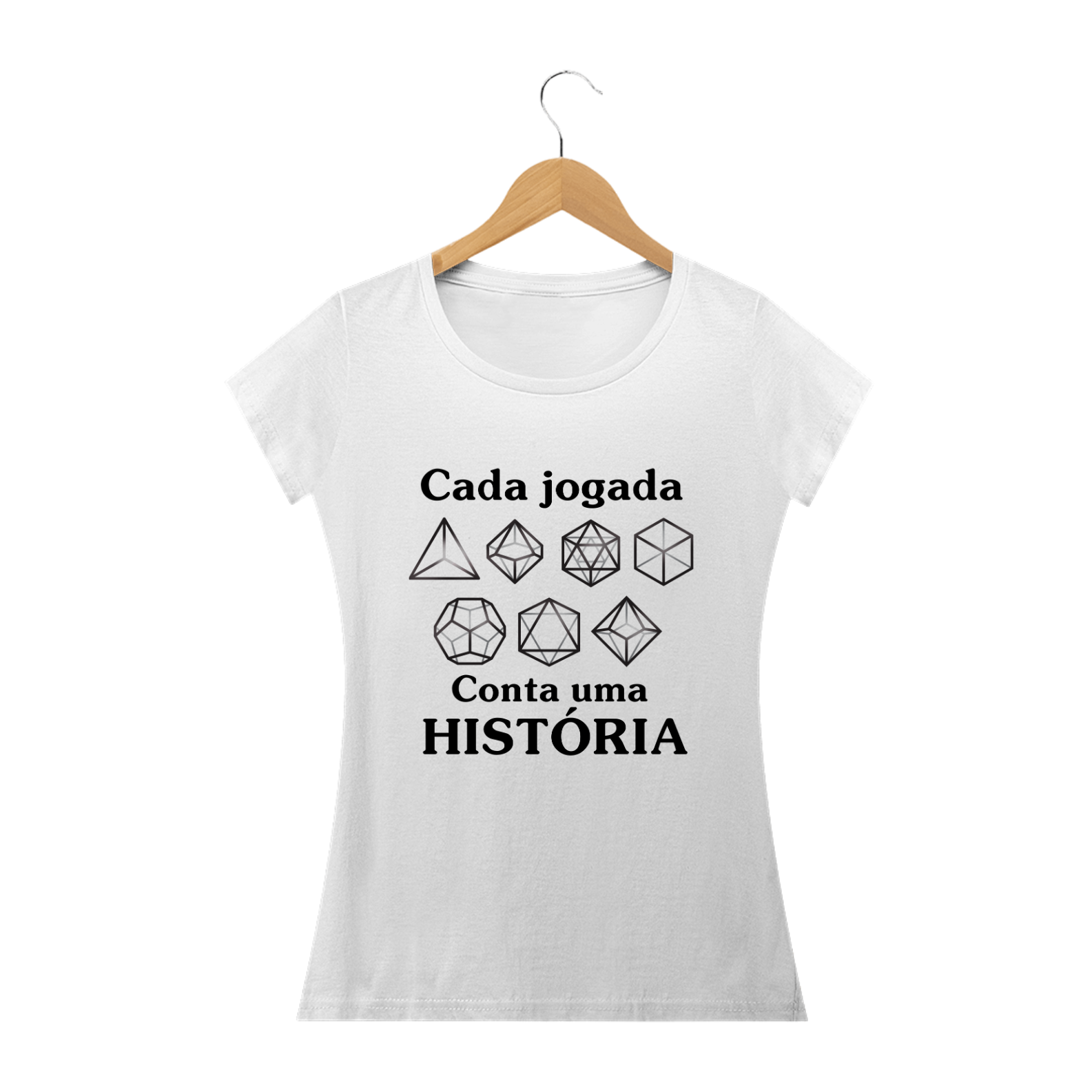Nome do produto: Camiseta Feminina - Coleção Acerto Crítico: Cada Jogada