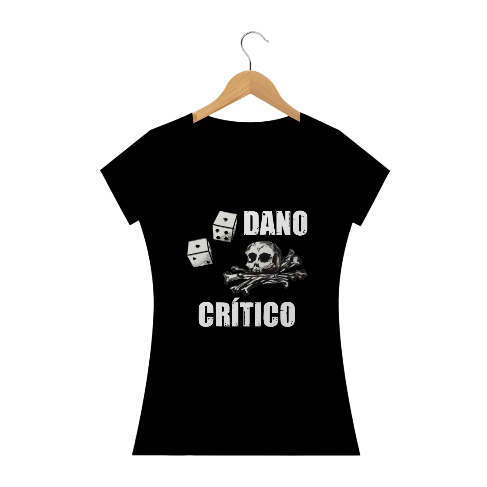 Camiseta Feminina - Coleção Acerto Crítico: Dano Crítico