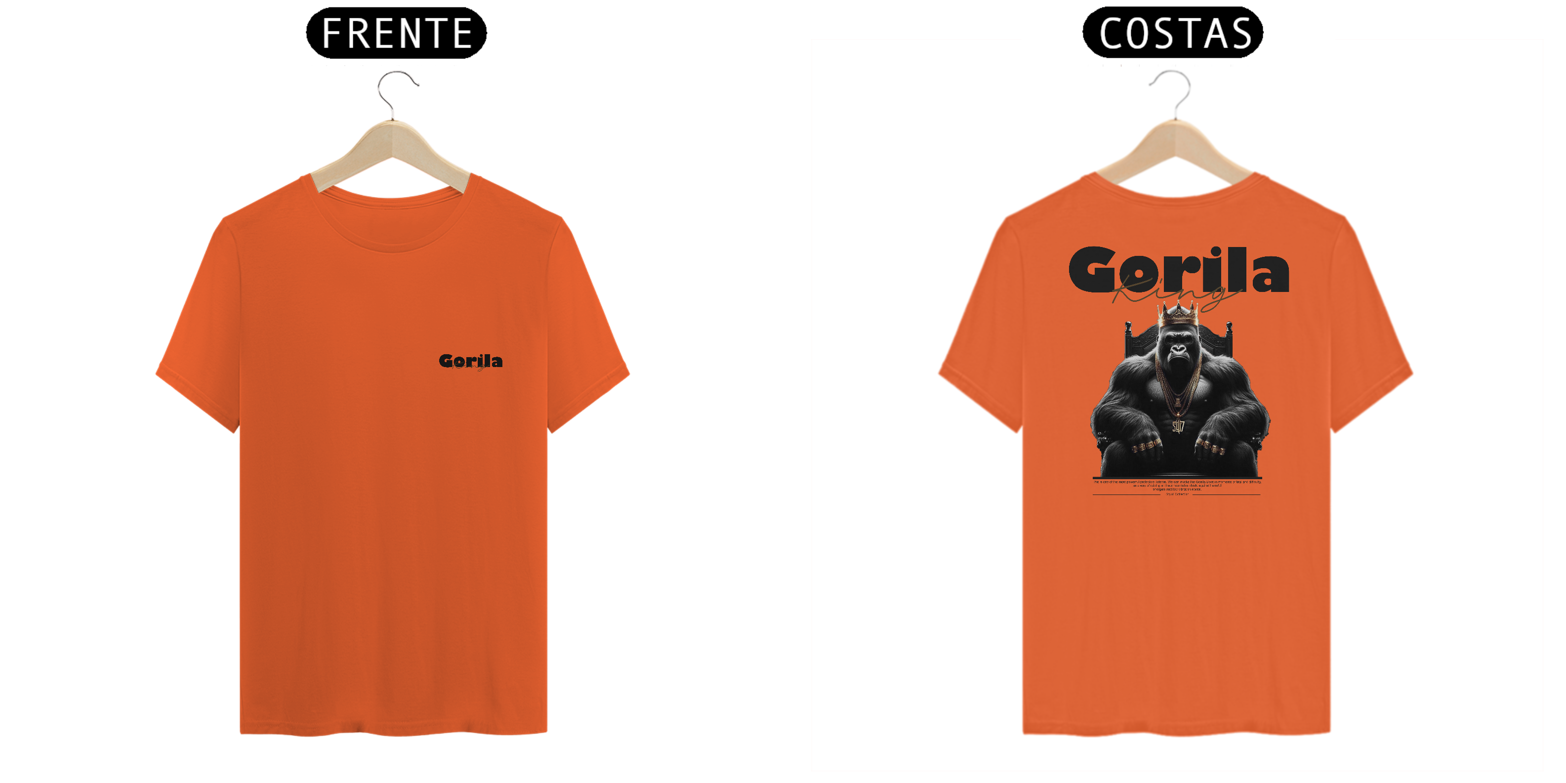 Camiseta Gorila King
