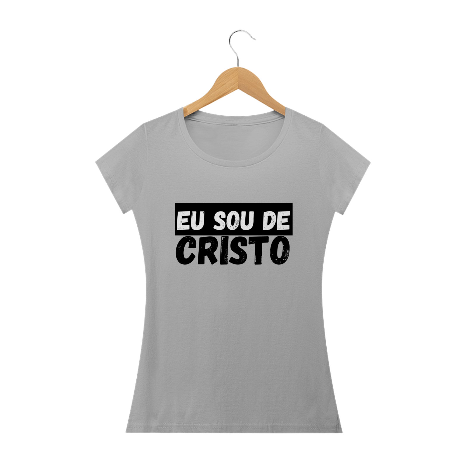 Camiseta Feminina Eu Sou de Cristo