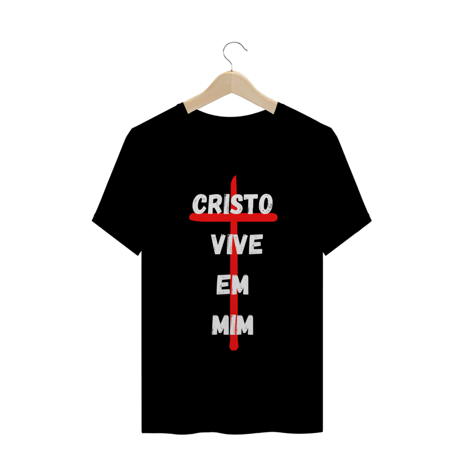 Camisa Masculina Cristo Vive em Mim