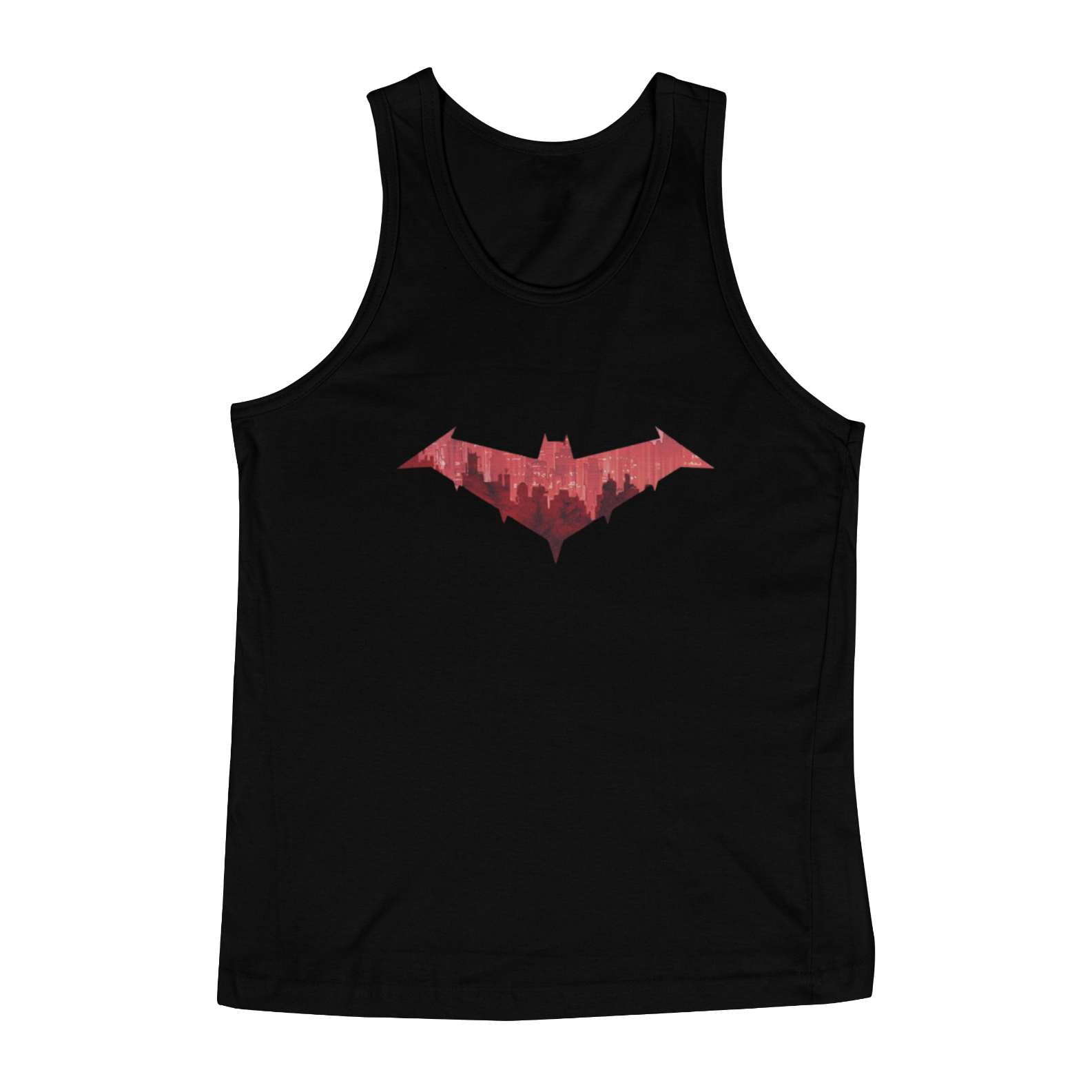 Regata Capuz Vermelho Emblema Gotham City