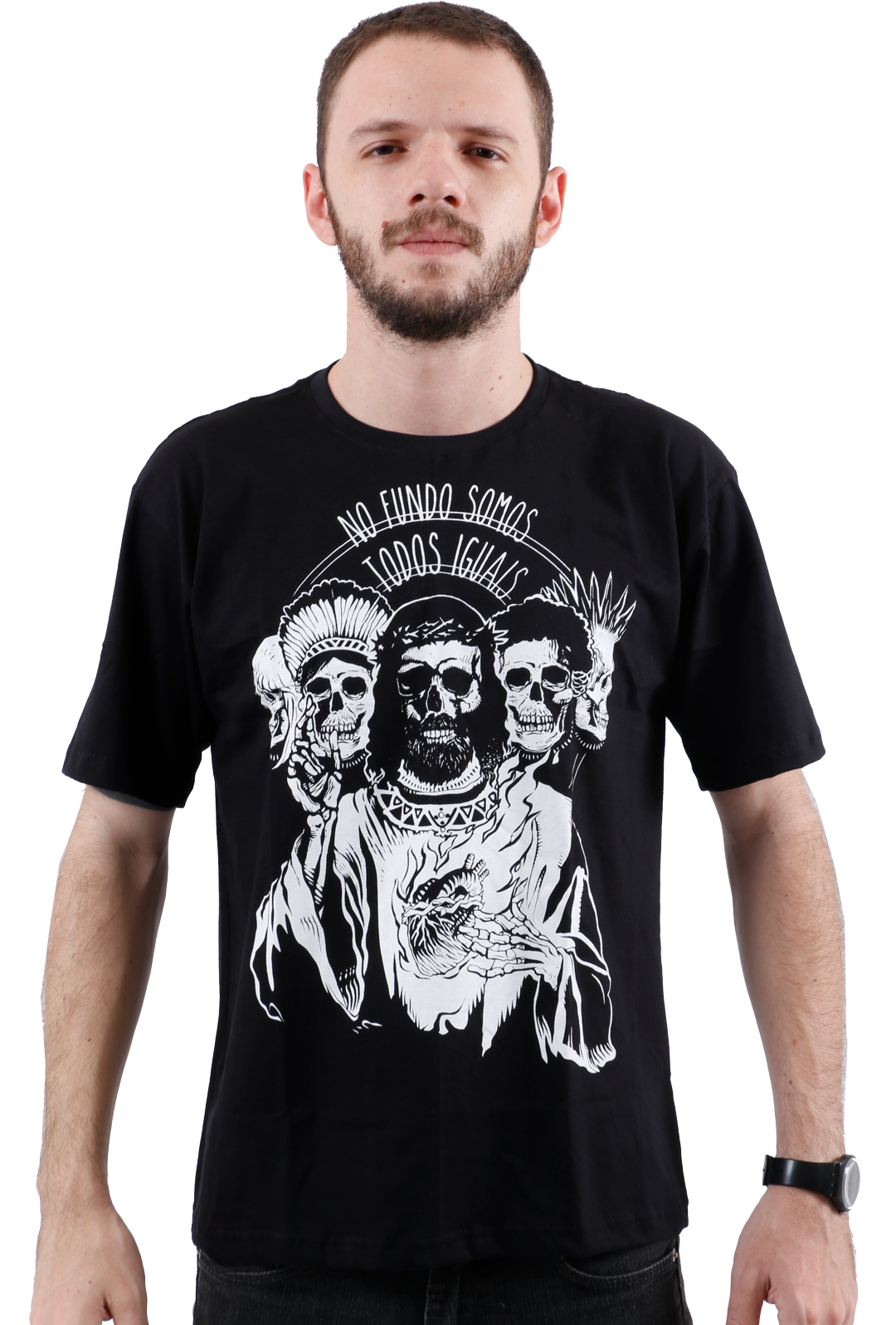 Camiseta Todos Iguais Preta