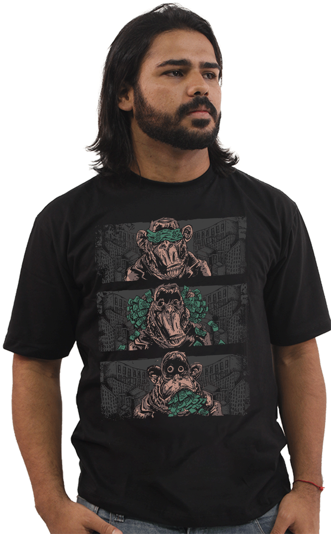 Camiseta Cego, Surdo e Mudo