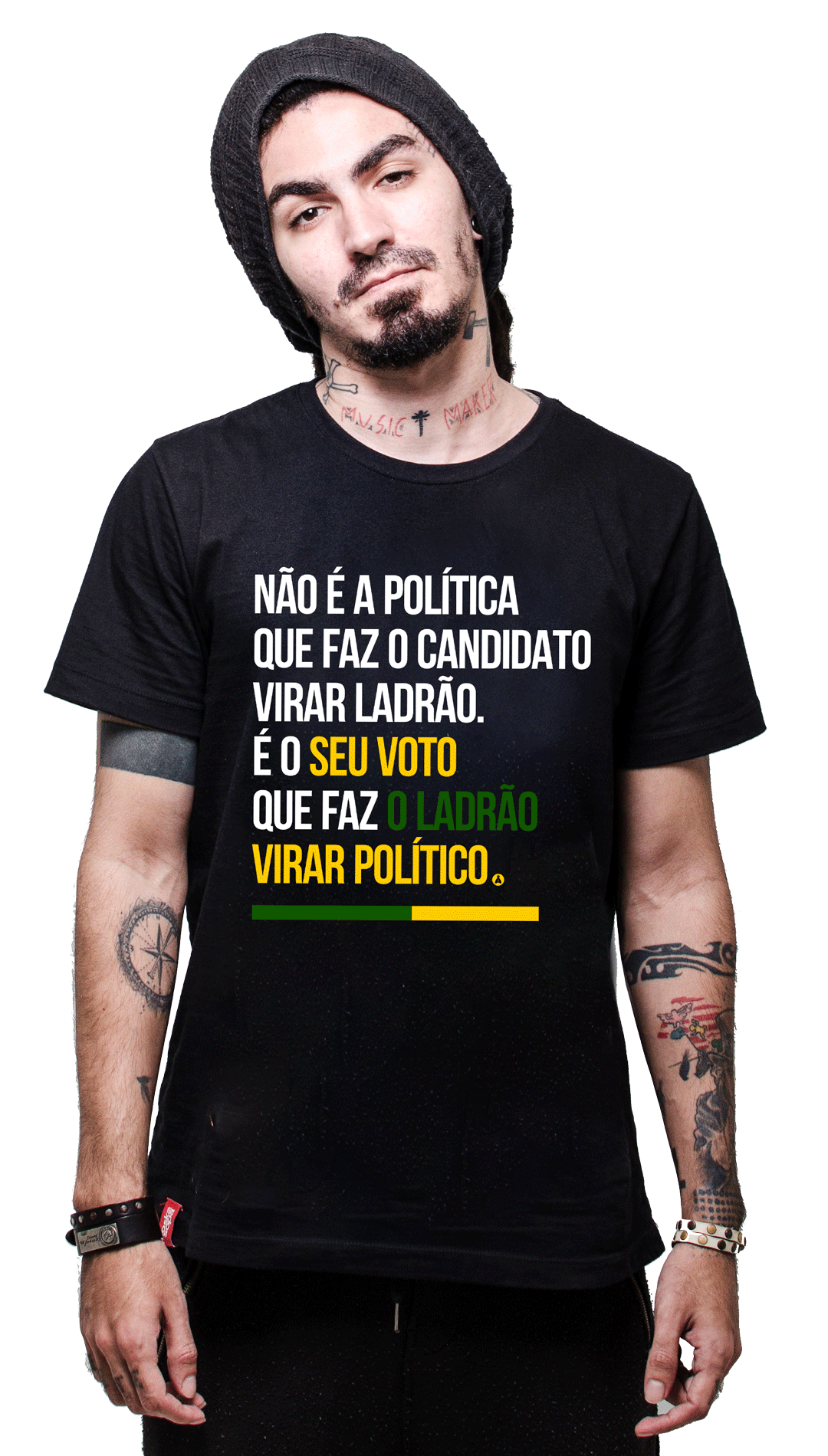 Camiseta Politica | Seu Voto Faz o Ladrão