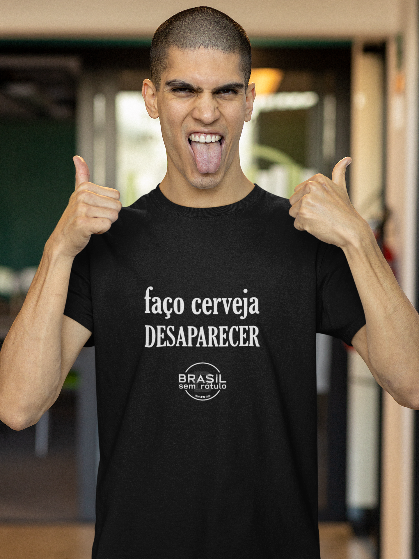 FAÇO CERVEJA DESAPARECER  (MASCULINA)