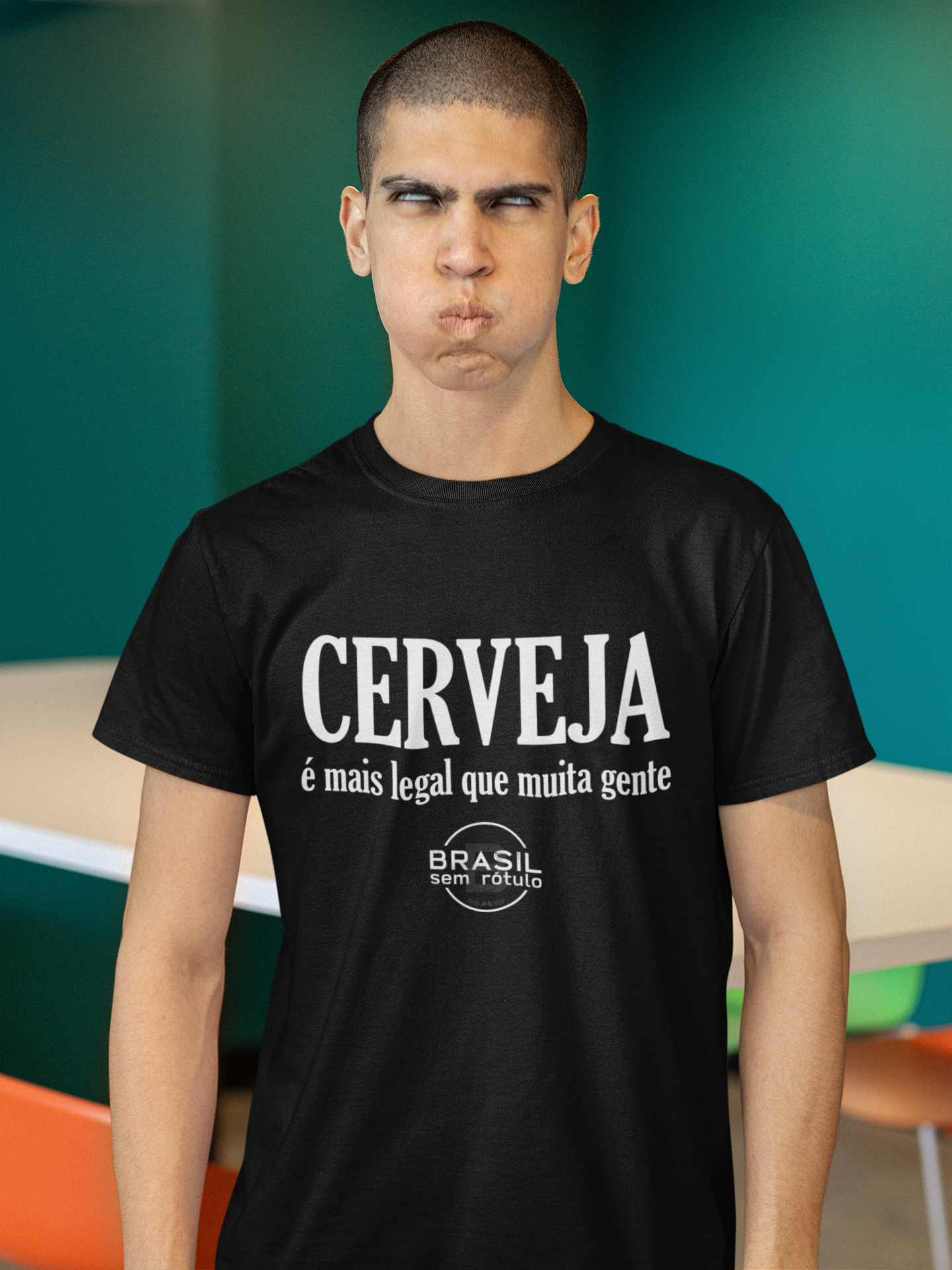 CERVEJA É MAIS LEGAL QUE MUITA GENTE  (MASCULINA)
