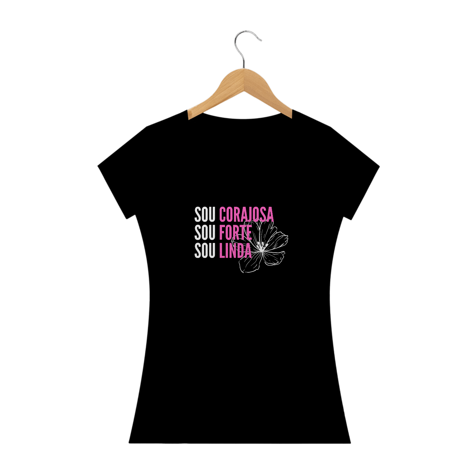 Camiseta feminina Baby long Sou