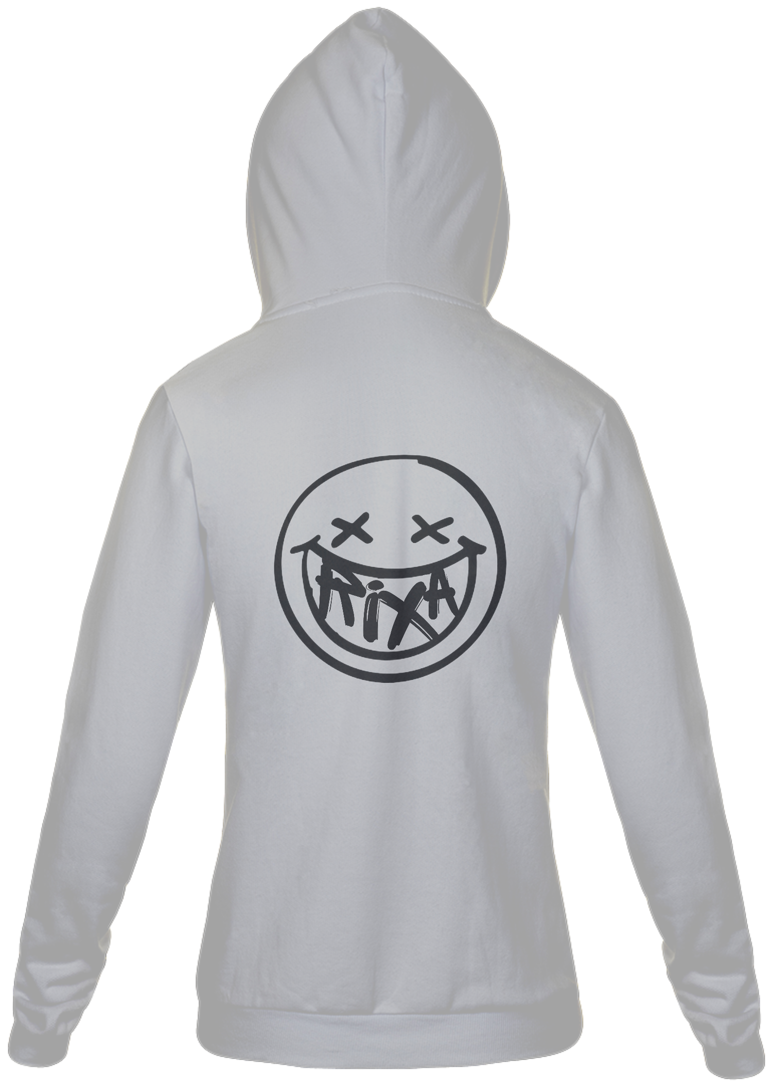 Moletom Zíper Unissex - Smile B&W