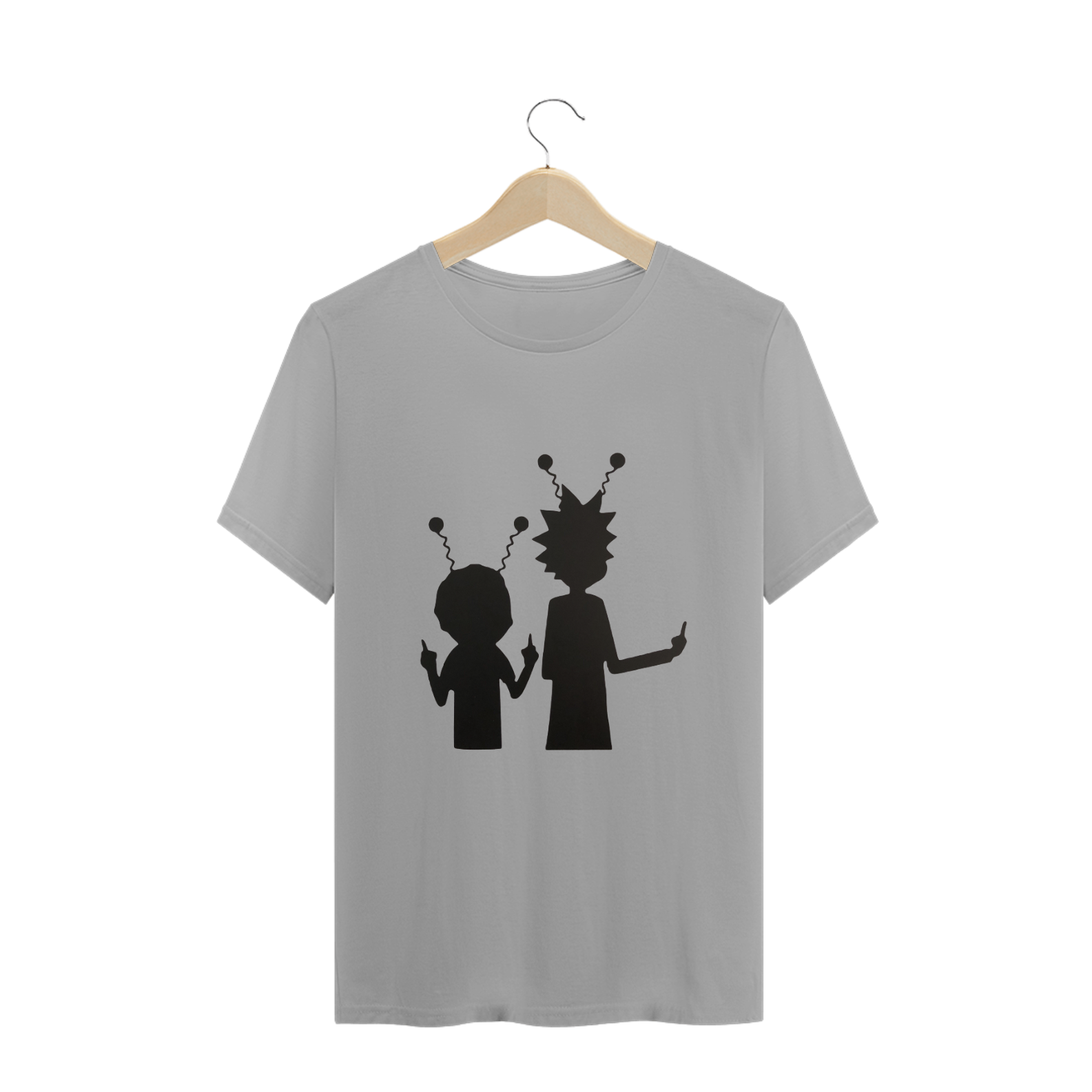 Nome do produto  Rick and Morty Aliens - T-shirt Quality