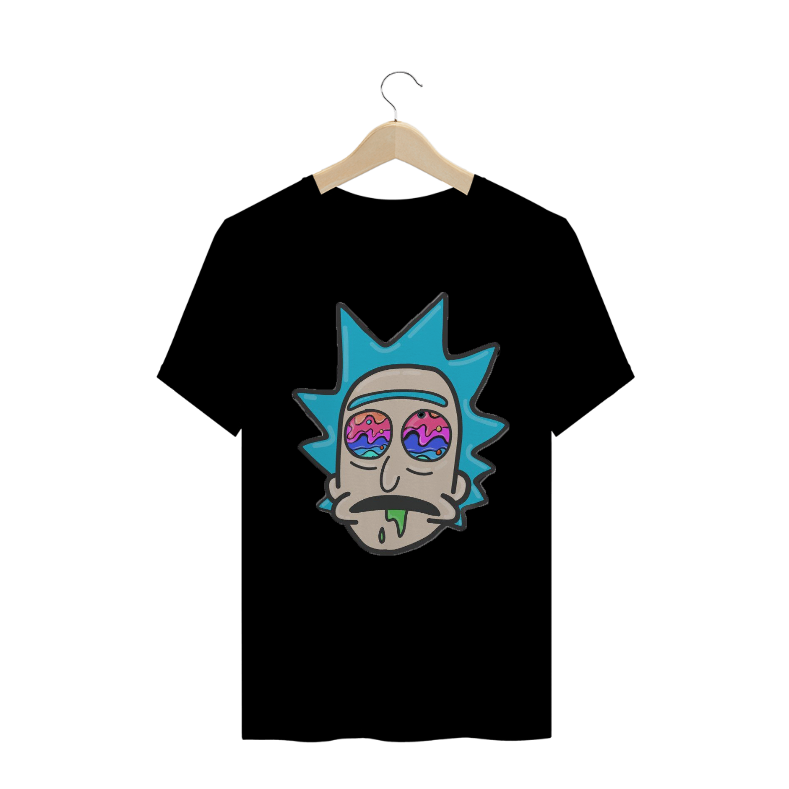 Nome do produto  Rick Sanchez Psicodélica - T-shirt Quality