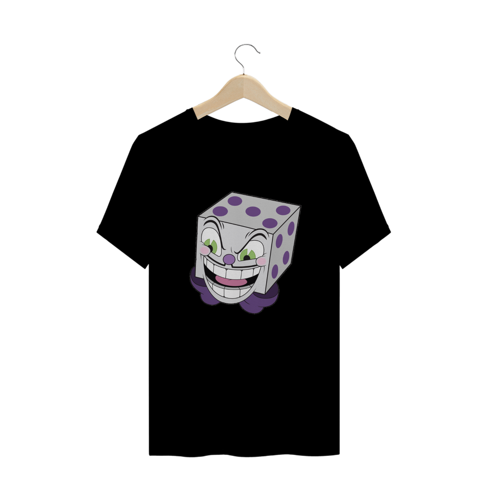 Nome do produto  Rei Dado Cuphead - T-shirt Quality