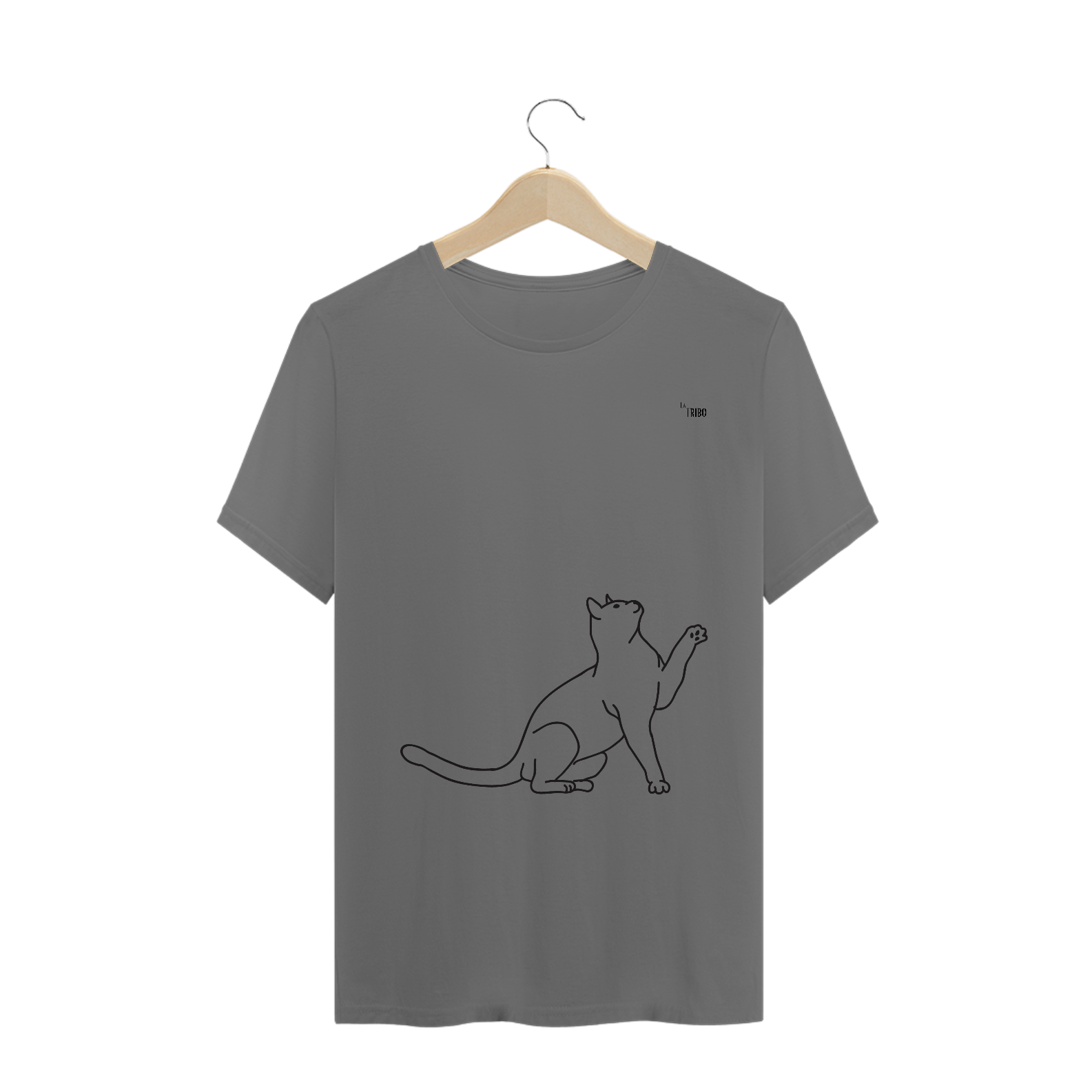 Nome do produto  Camiseta TRIBUS CAT ESTONADA