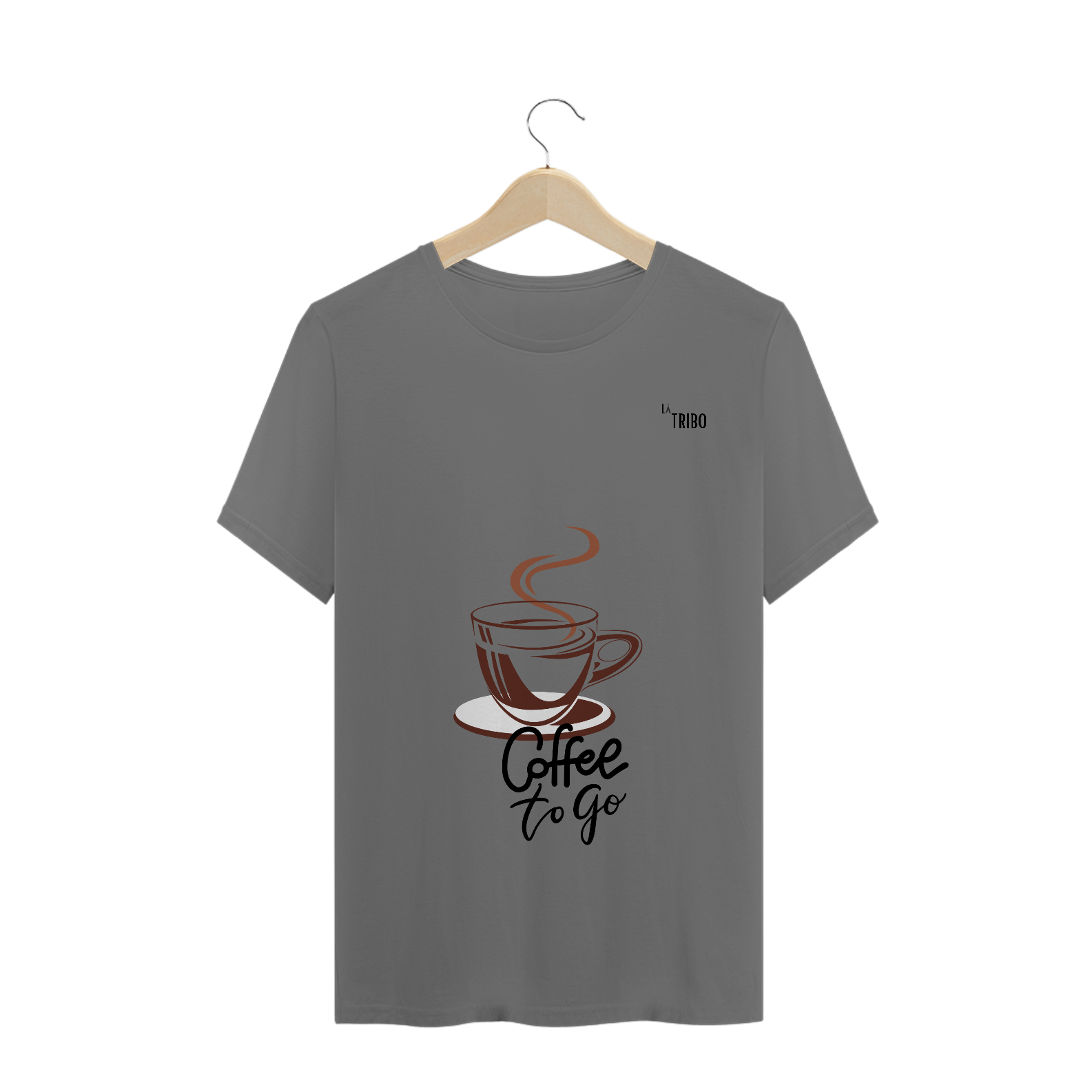 Nome do produto  Camiseta LA TRIBO CAFÉ ESTONADA