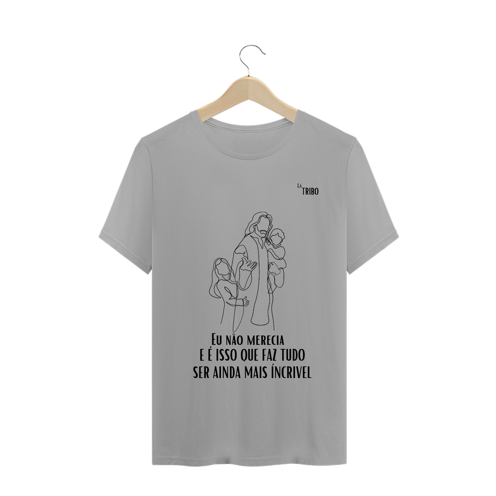 Nome do produto  Camiseta LA TRIBO GRAÇA QUALITY