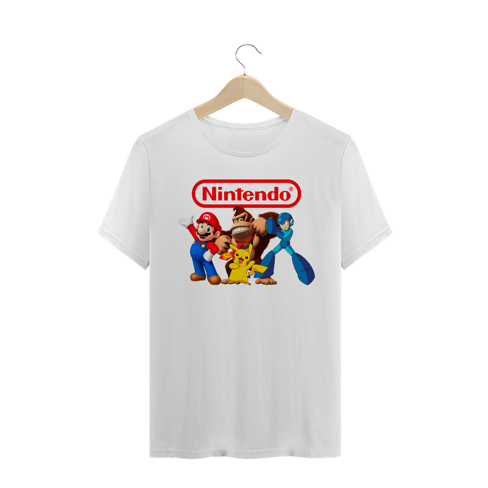 Nome do produto  Camiseta Masculina Nintendo Personalizada