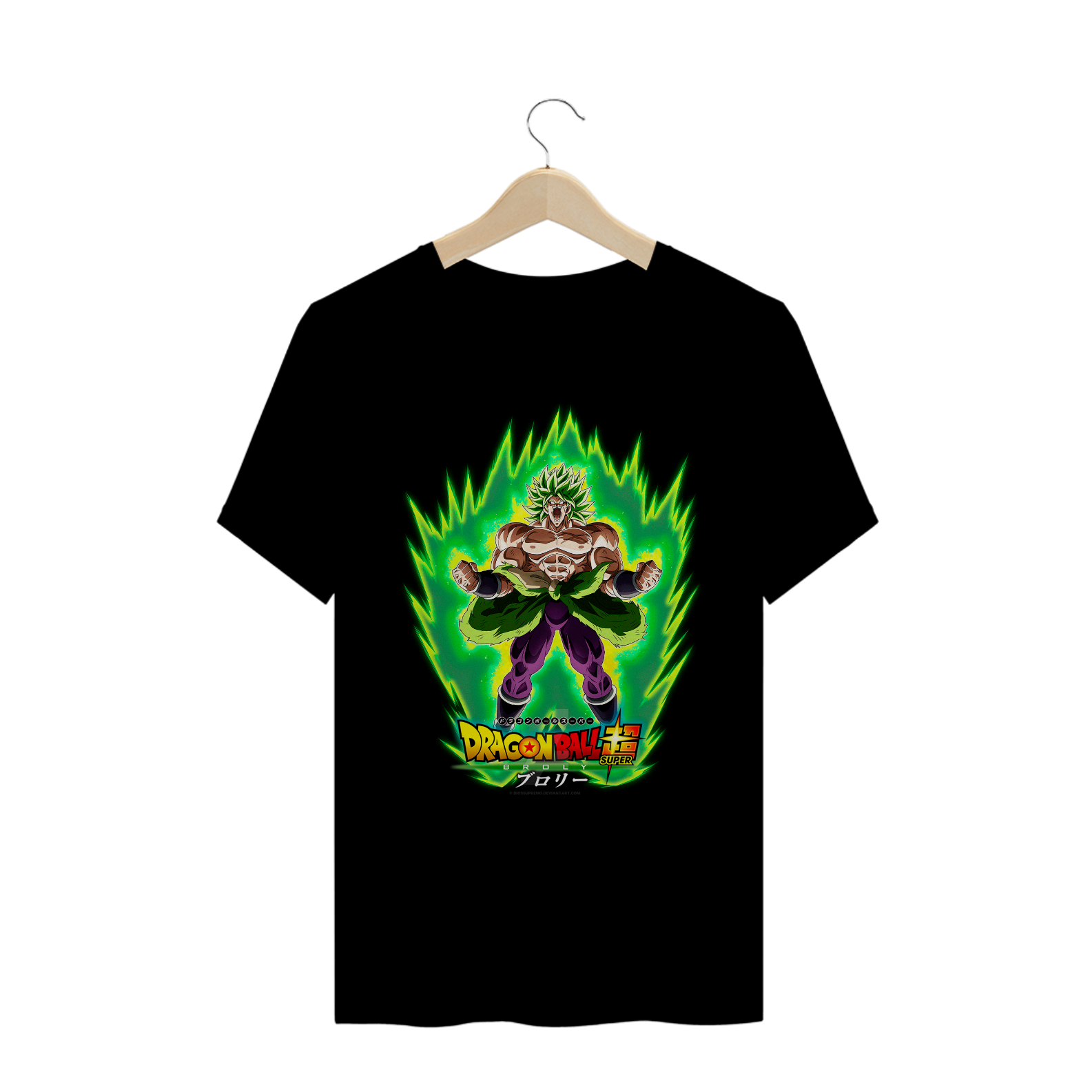 Camiseta Masculina Broly Dragon Ball Super
