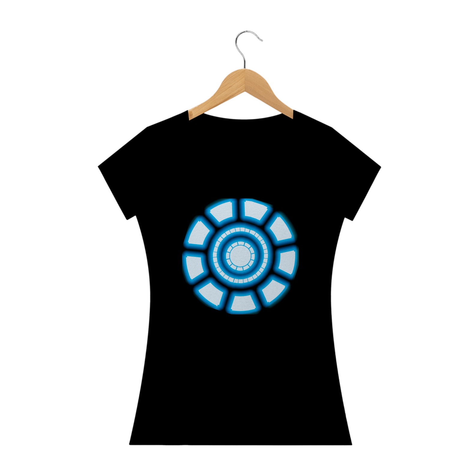 Nome do produto  Camiseta Feminina Reator Arc Iron Man