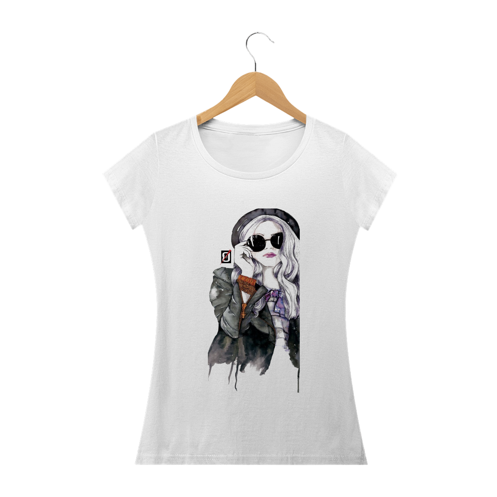 Nome do produto  Baby Look Block Style - 01