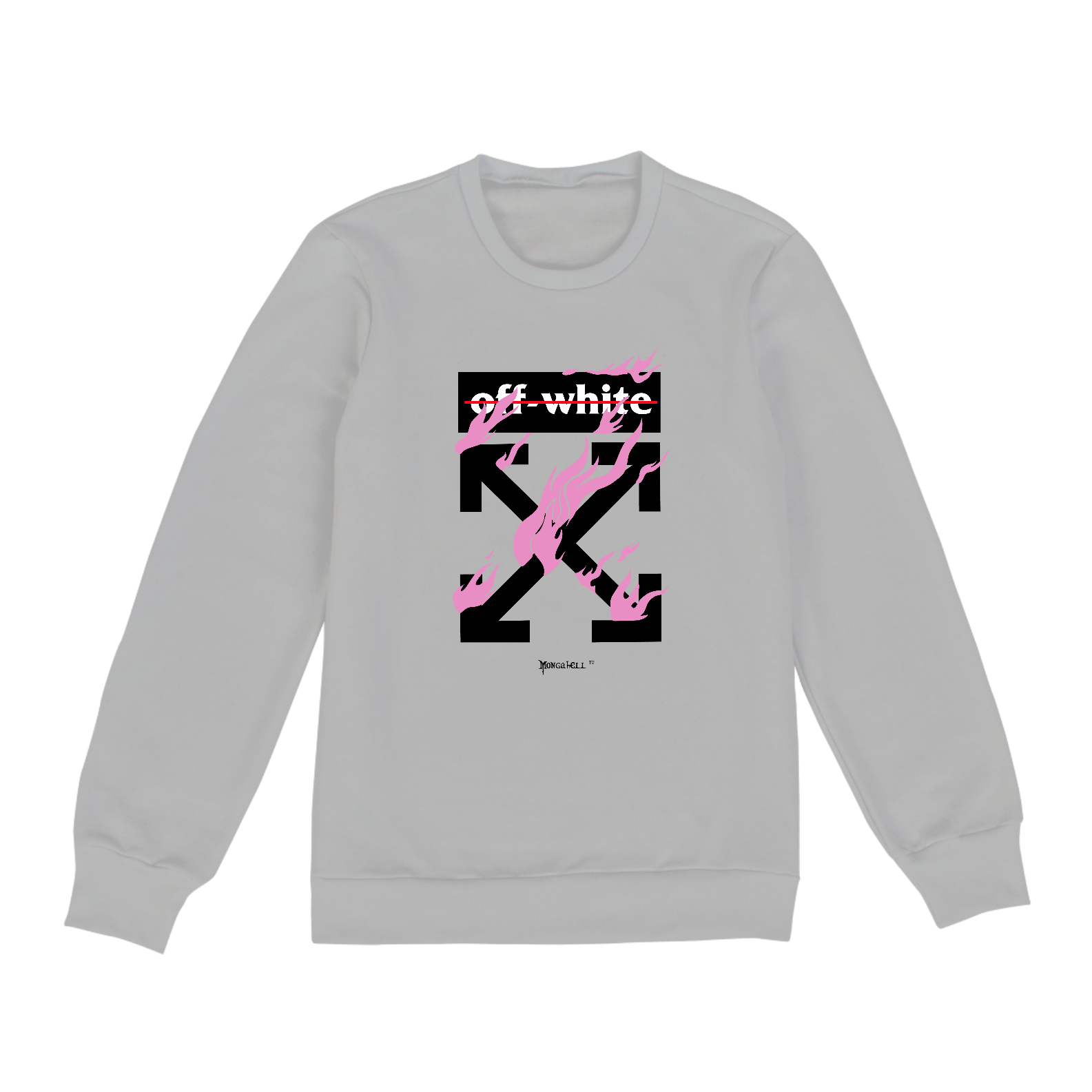 Nome do produto  Moletom Off white