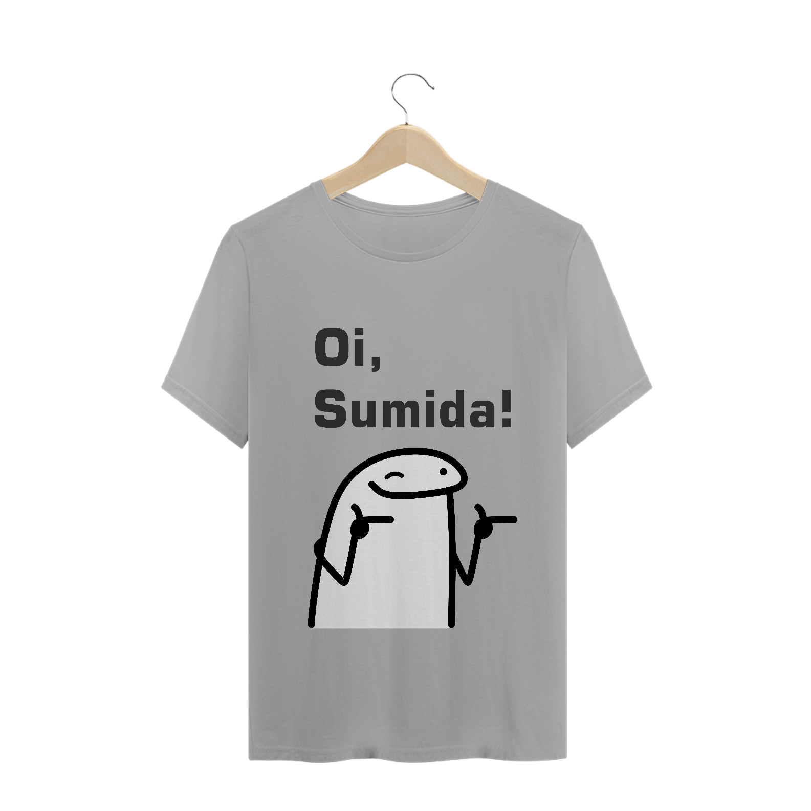 Camisa Oi, Sumida (estampa escura)