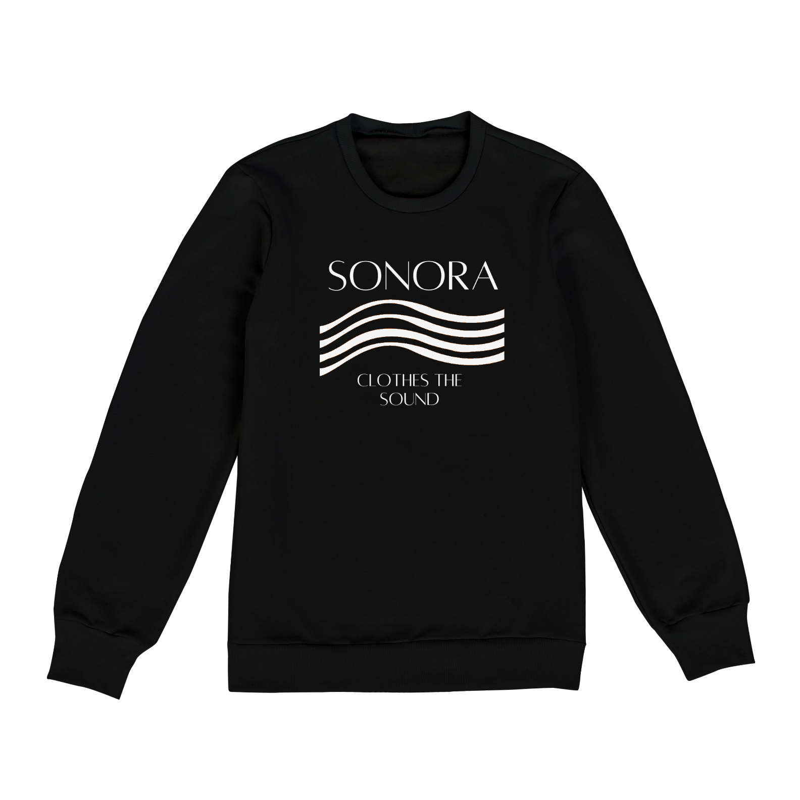 Moleton Sonora Preto Logo Marca