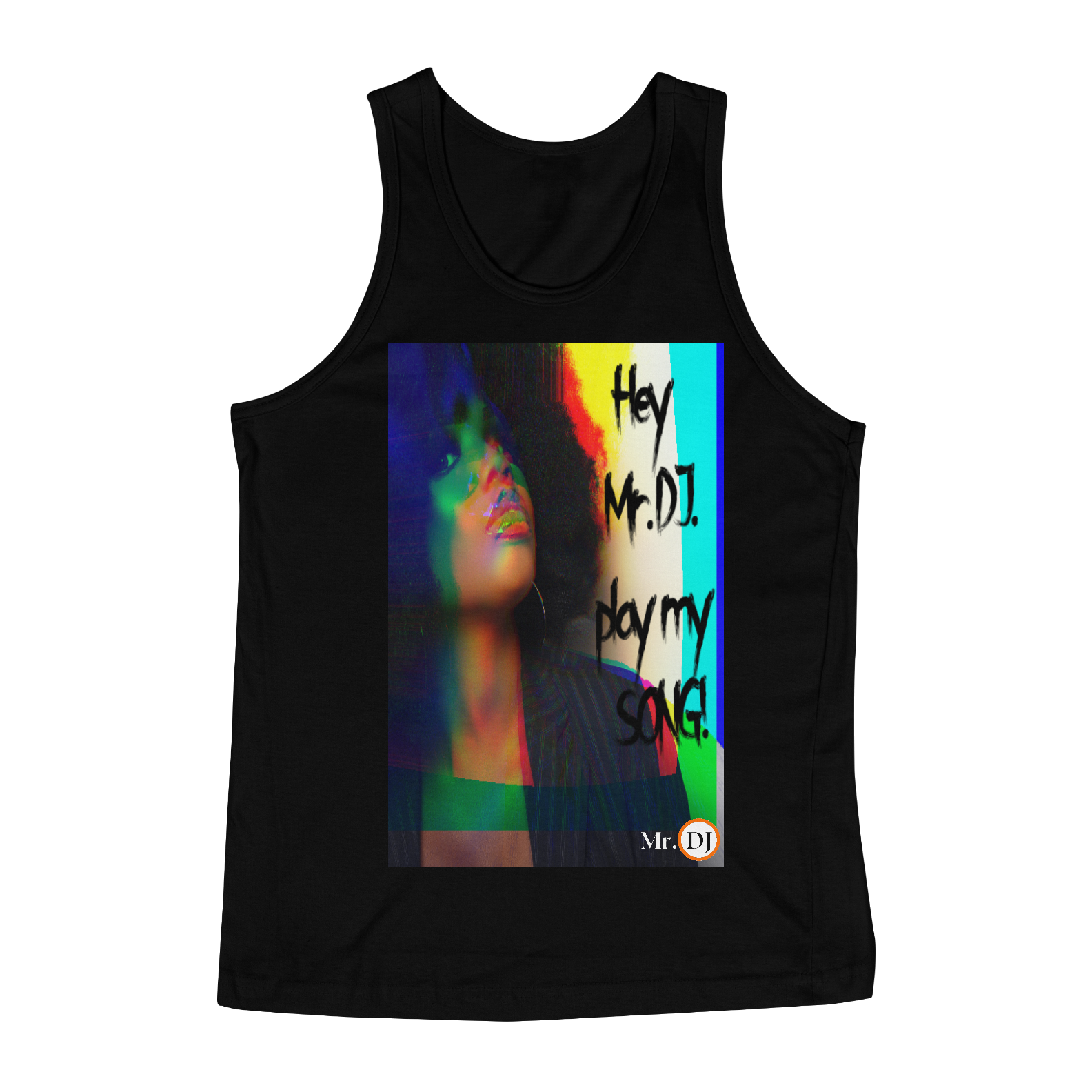 Camiseta Sonora Masc Cores Estampa Mr Dj Play My Song